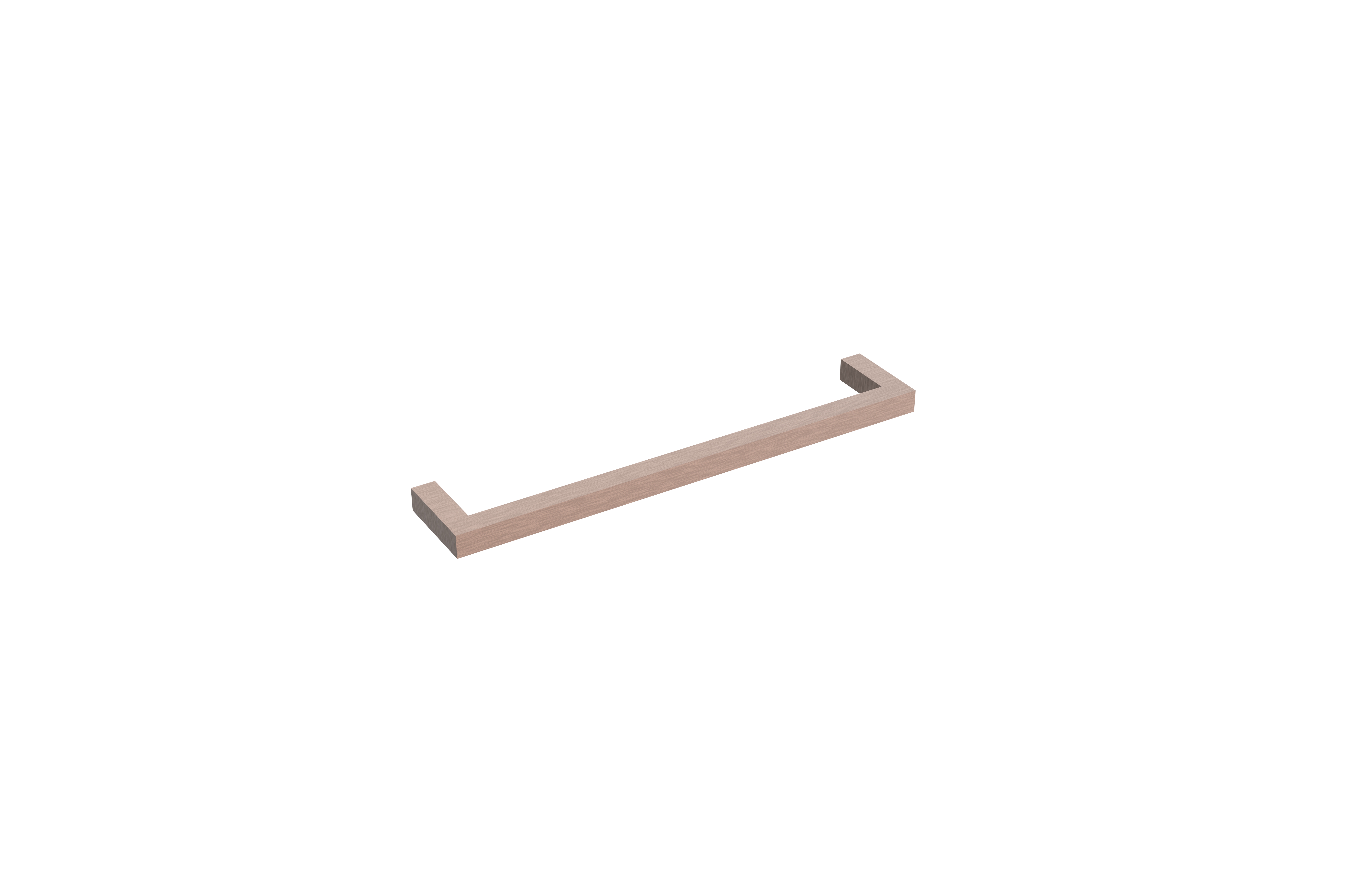BERLIN 168mm handle - Brushed Bronze - 160mm Centres
