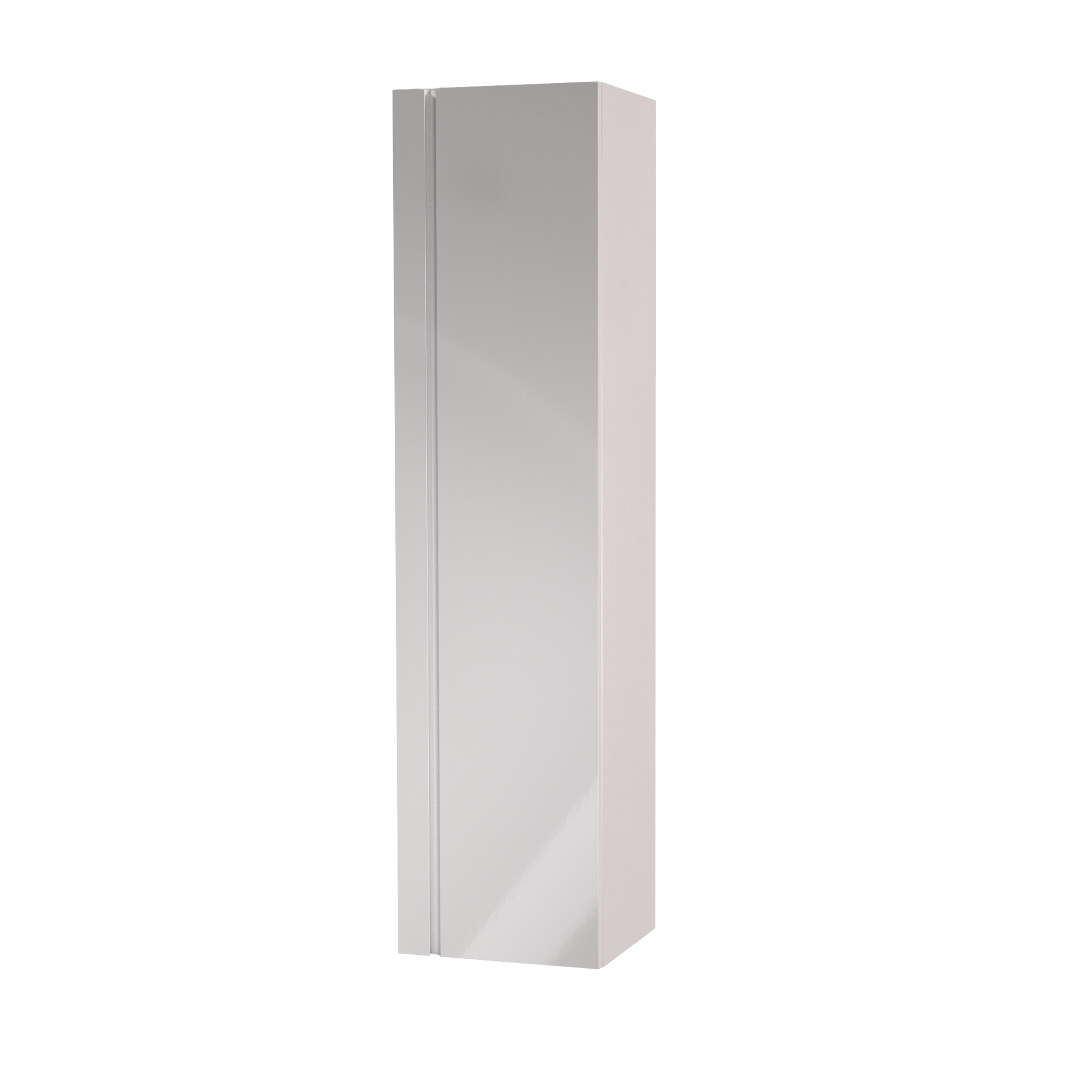 Matteo 120cm wall unit - white 1-door handless