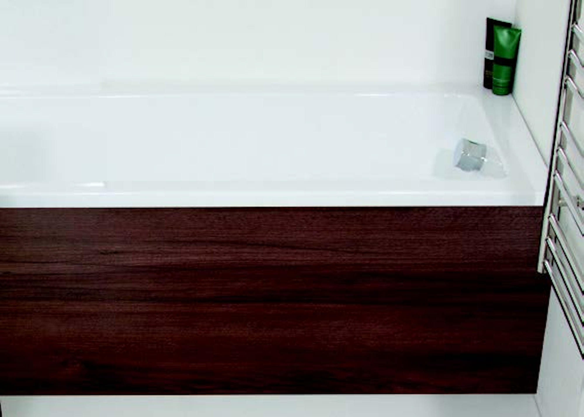 1800 Pacific Walnut Bath panel and plinth