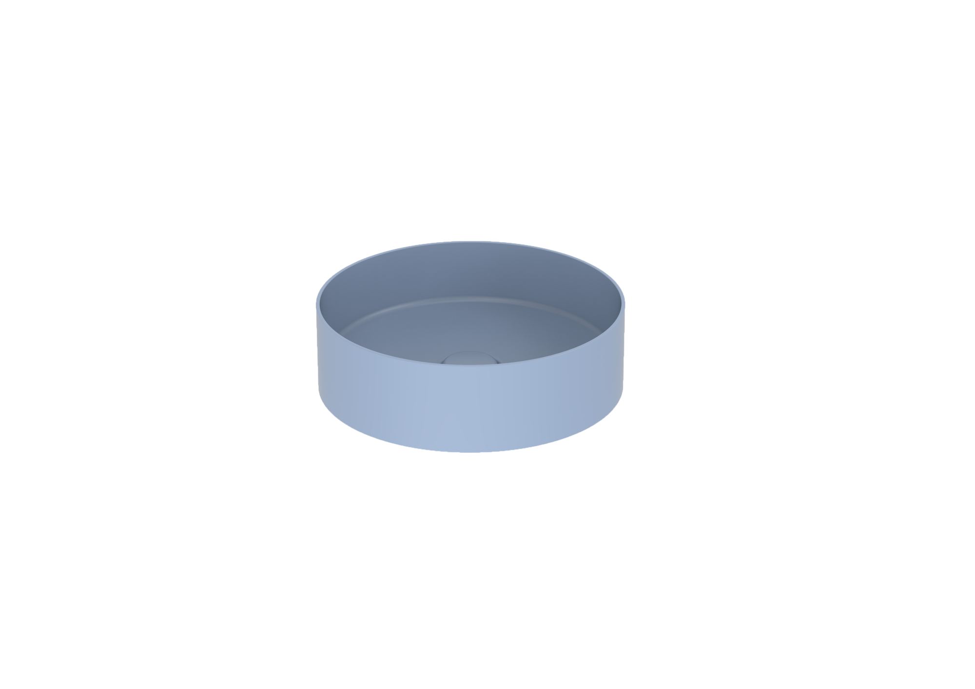 ICON 40cm circle countertop washbasin - Sky Blue