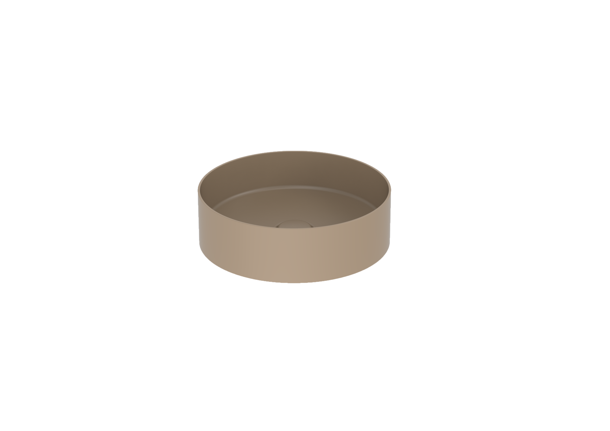 ICON 40cm circle countertop washbasin - Sandstone