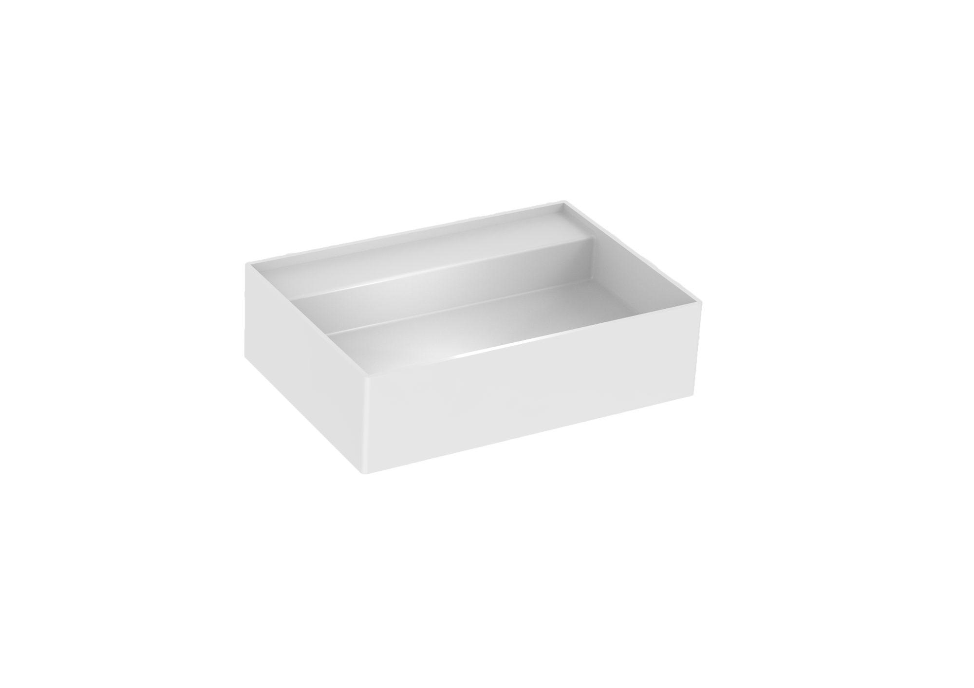 ICON 50x35cm countertop washbasin 0TH - Matte White