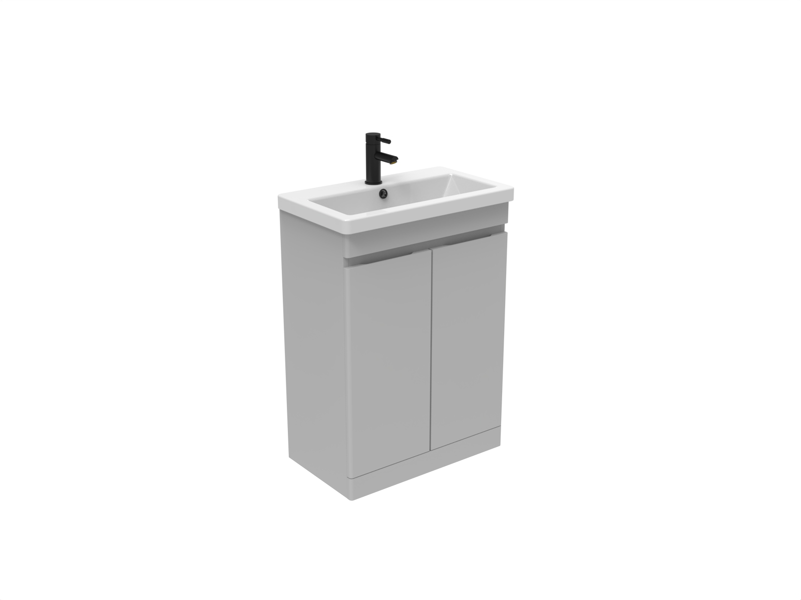 AIR 60cm 2 door floor standing unit – Dove Grey