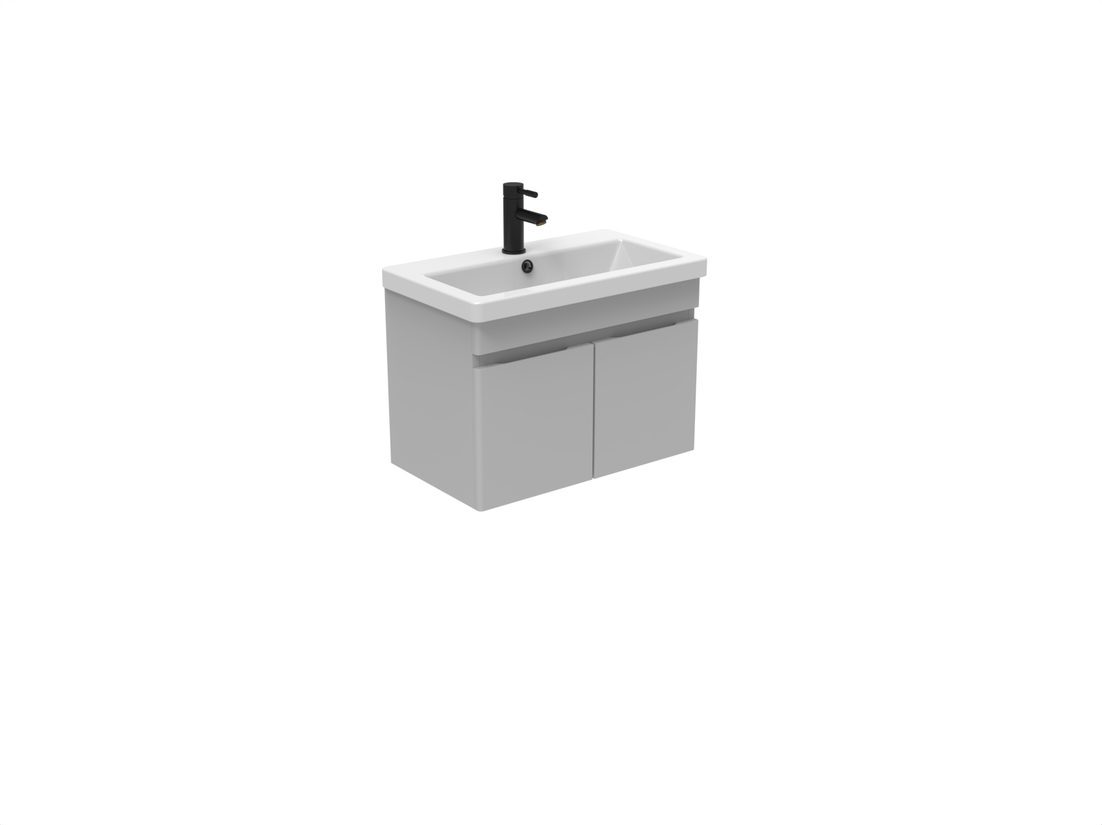 AIR 60cm 2 door wall mounted unit – Dove Grey