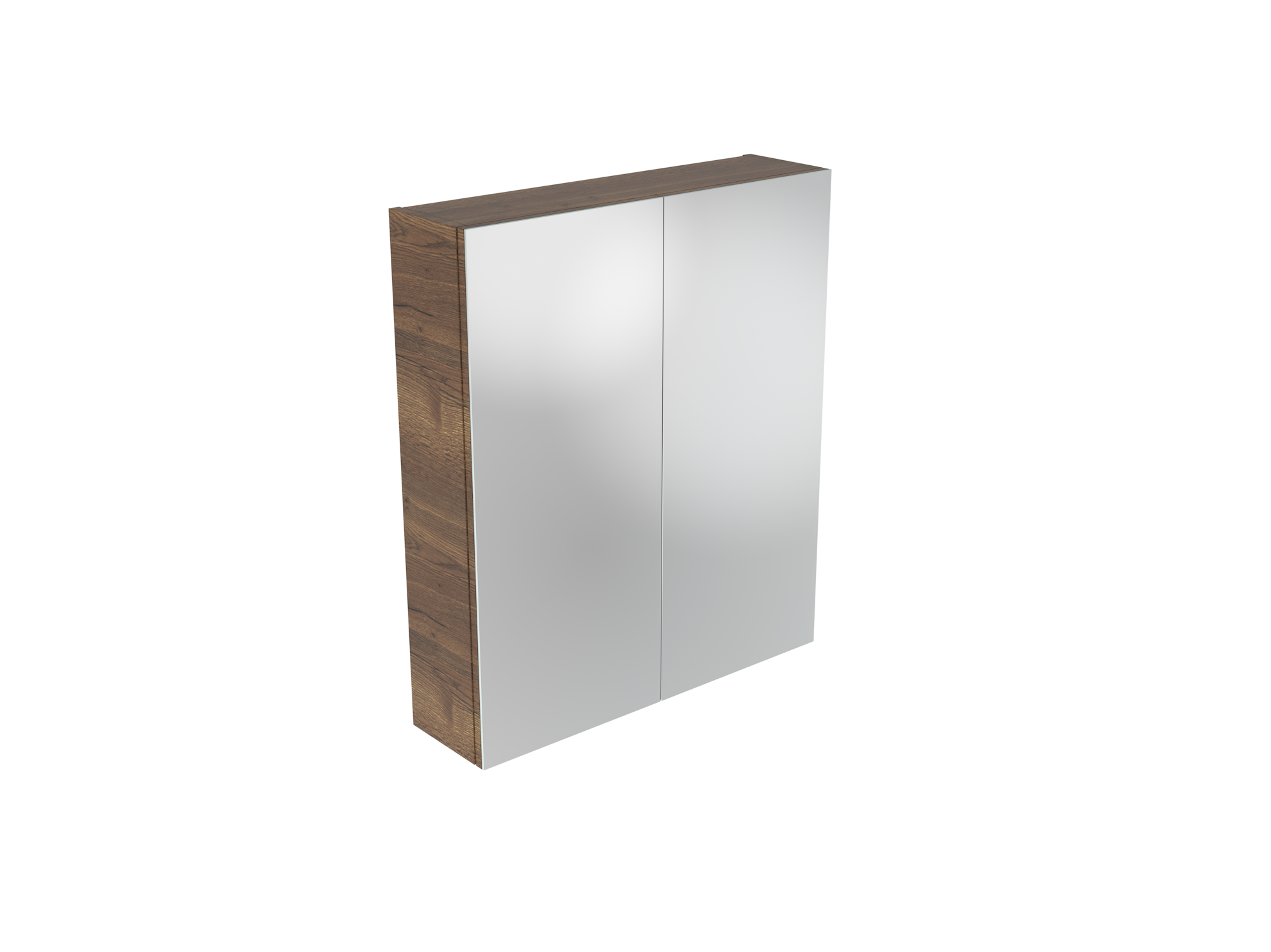 AUSTEN 60cm 2 door mirror cabinet - English Oak