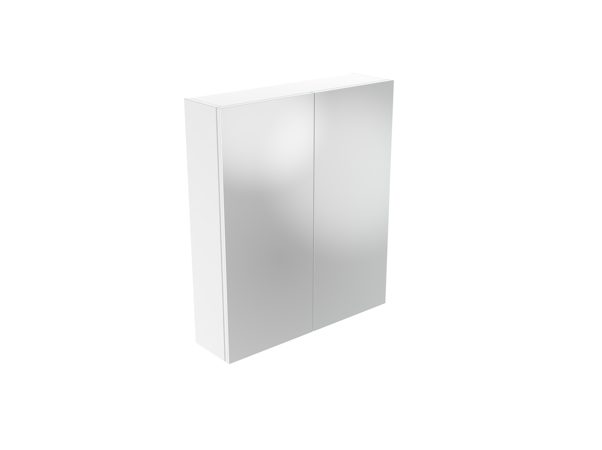 AUSTEN 60cm 2 door mirror cabinet - Gloss White