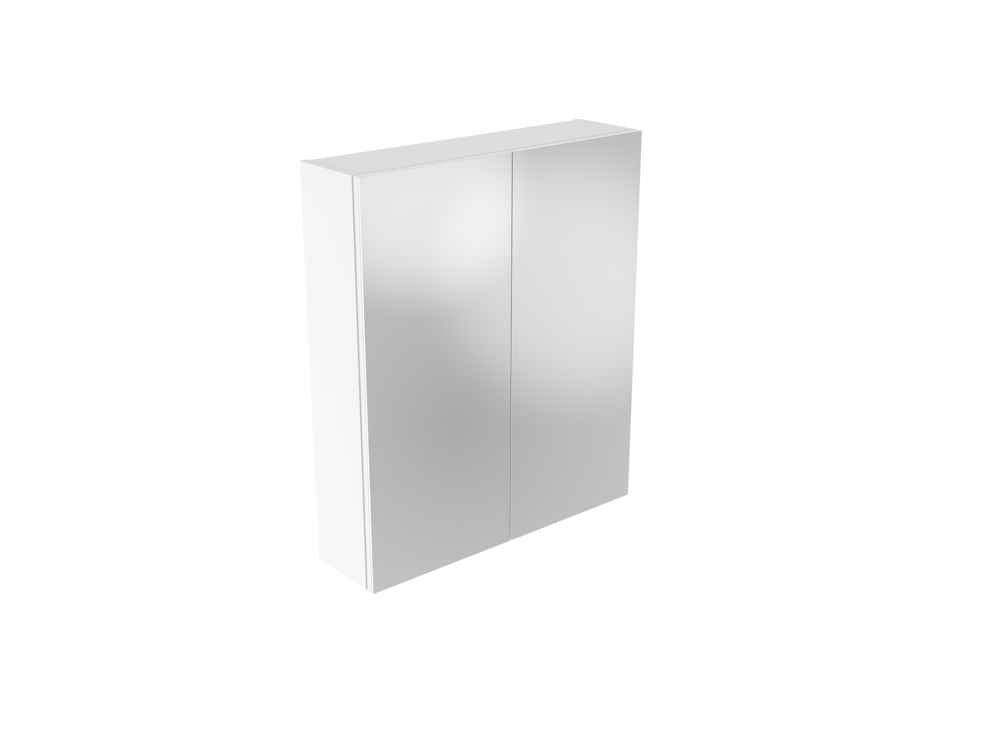 AUSTEN 60cm 2 door mirror cabinet - Matte White