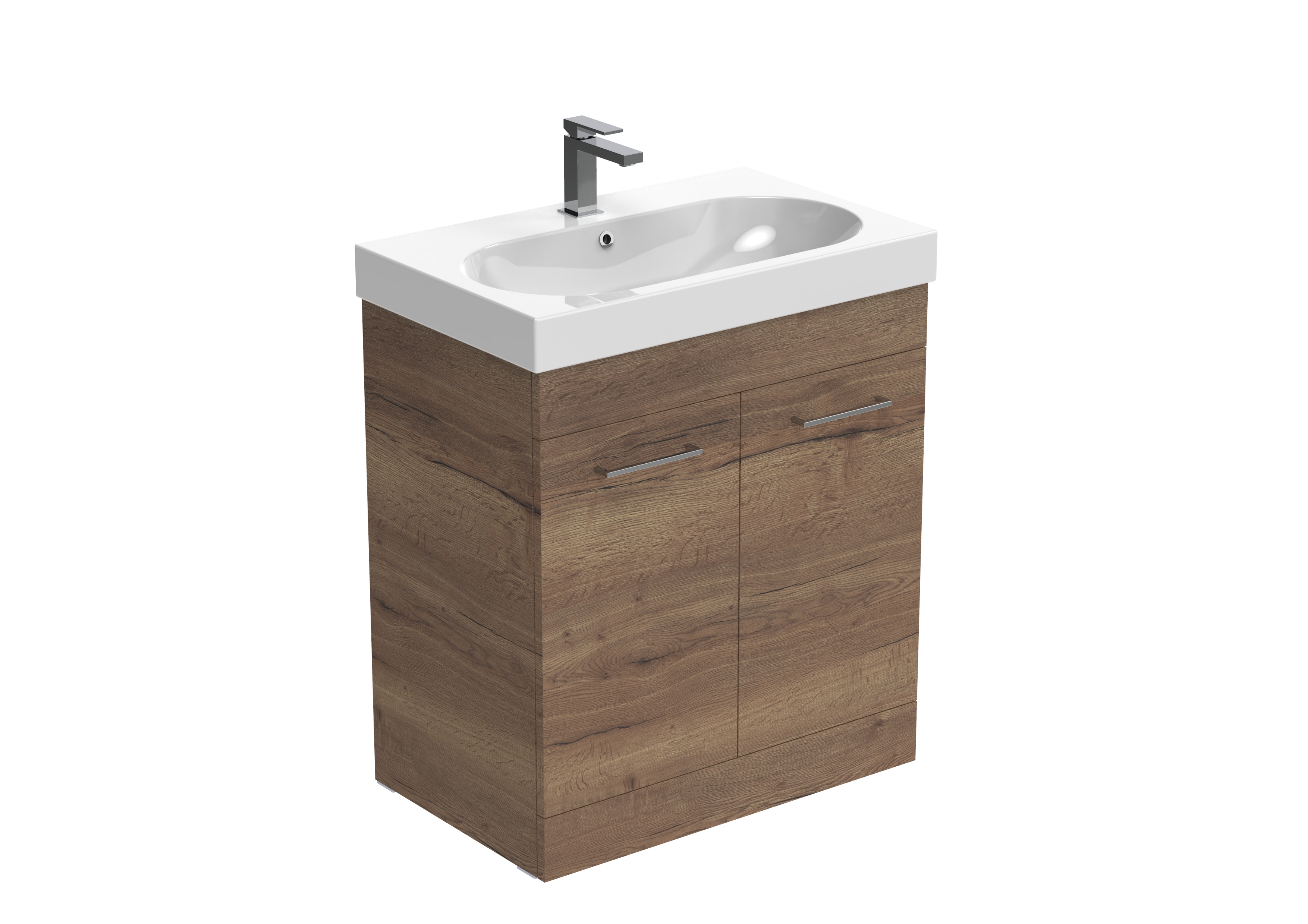 AUSTEN 72cm 2 door floor standing unit - English Oak