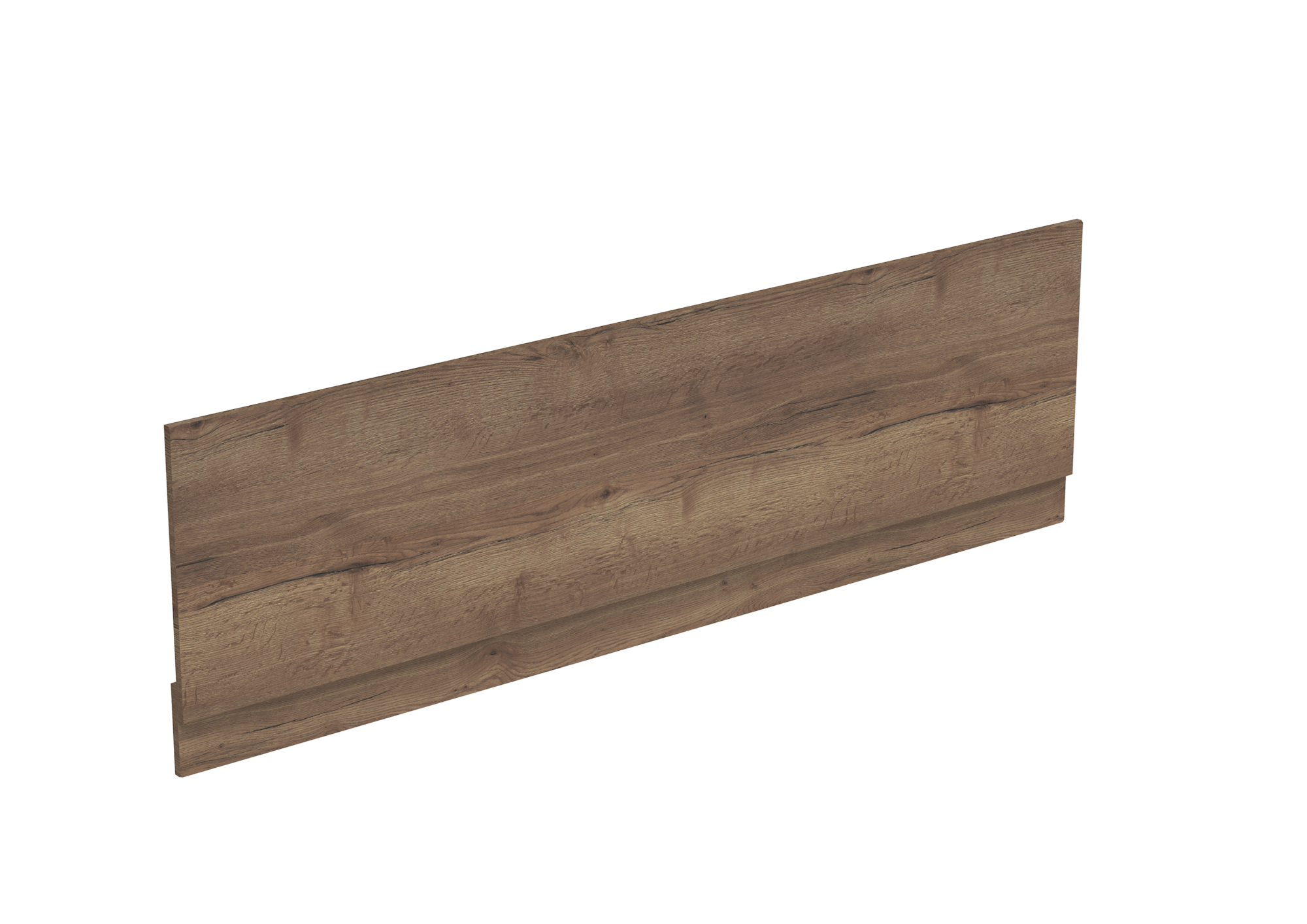 1700x450mm bath panel & plinth - English Oak