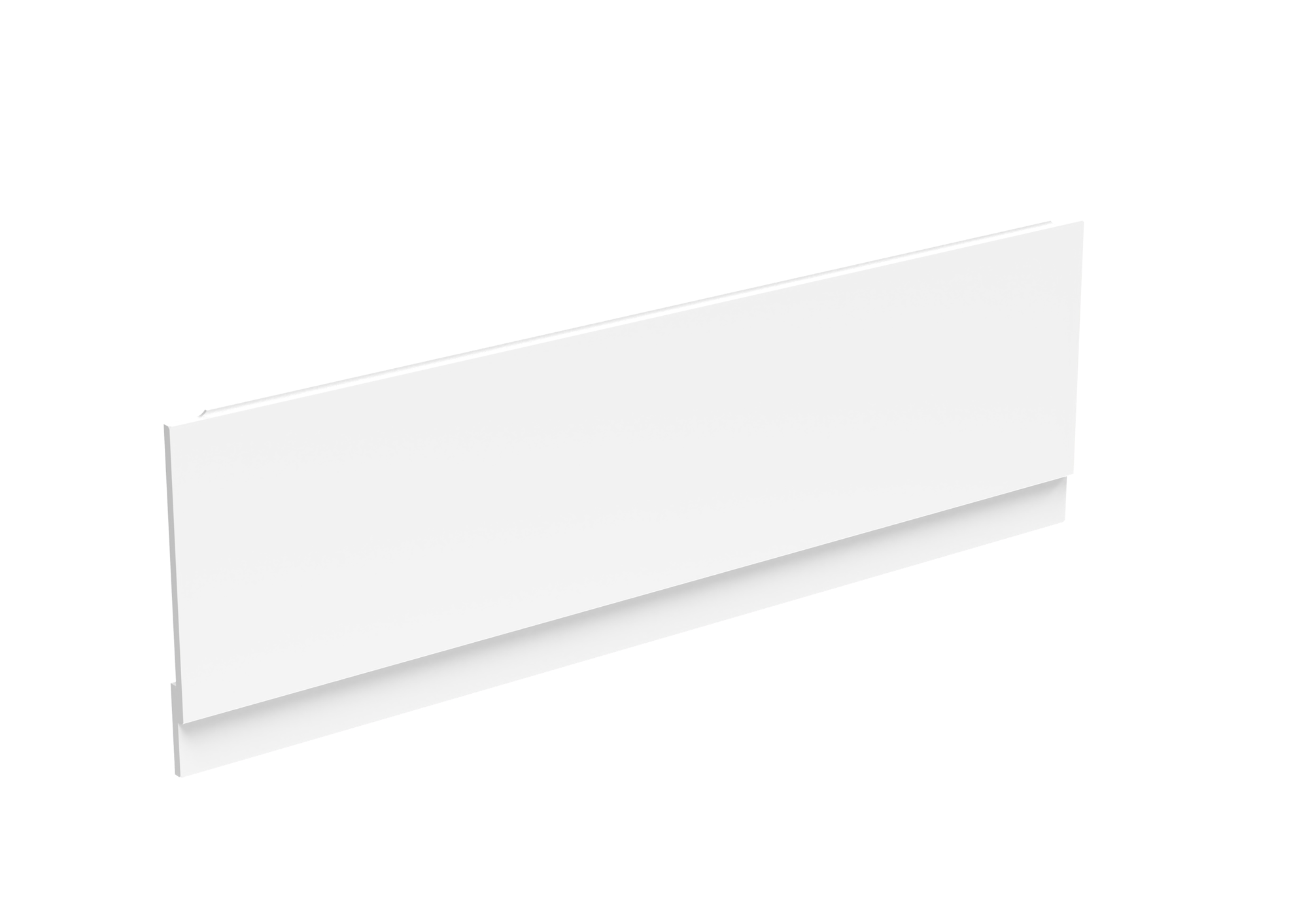 1800x450mm bath panel & plinth - Gloss White