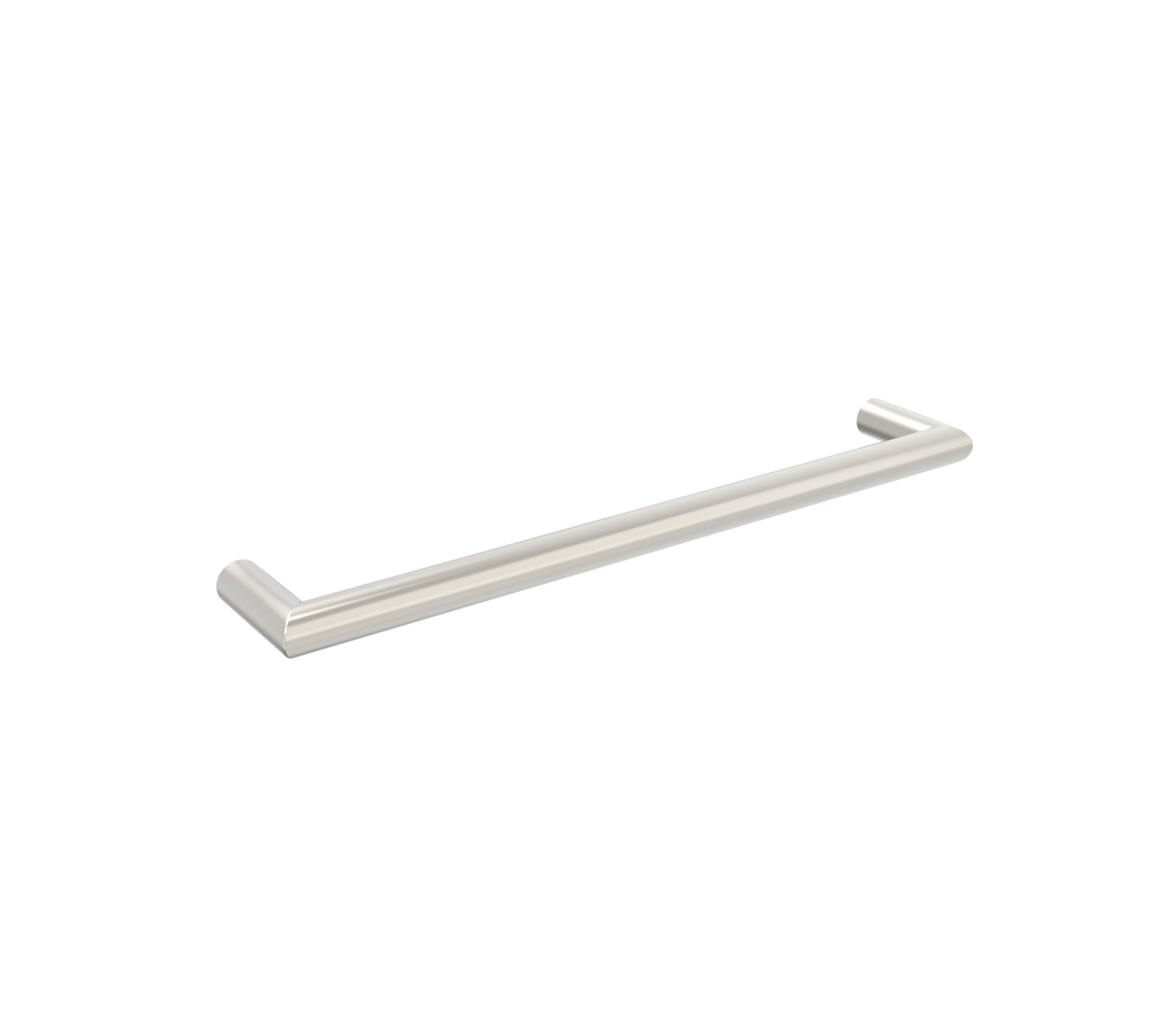 COS 600mm round electric towel rail - 12V - Brushed Nickel