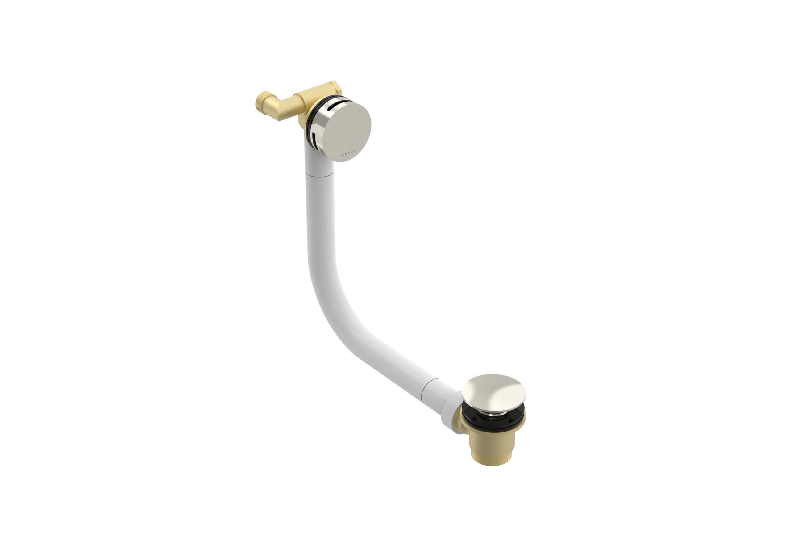 COS bath filler overflow & clicker waste - Brushed Nickel