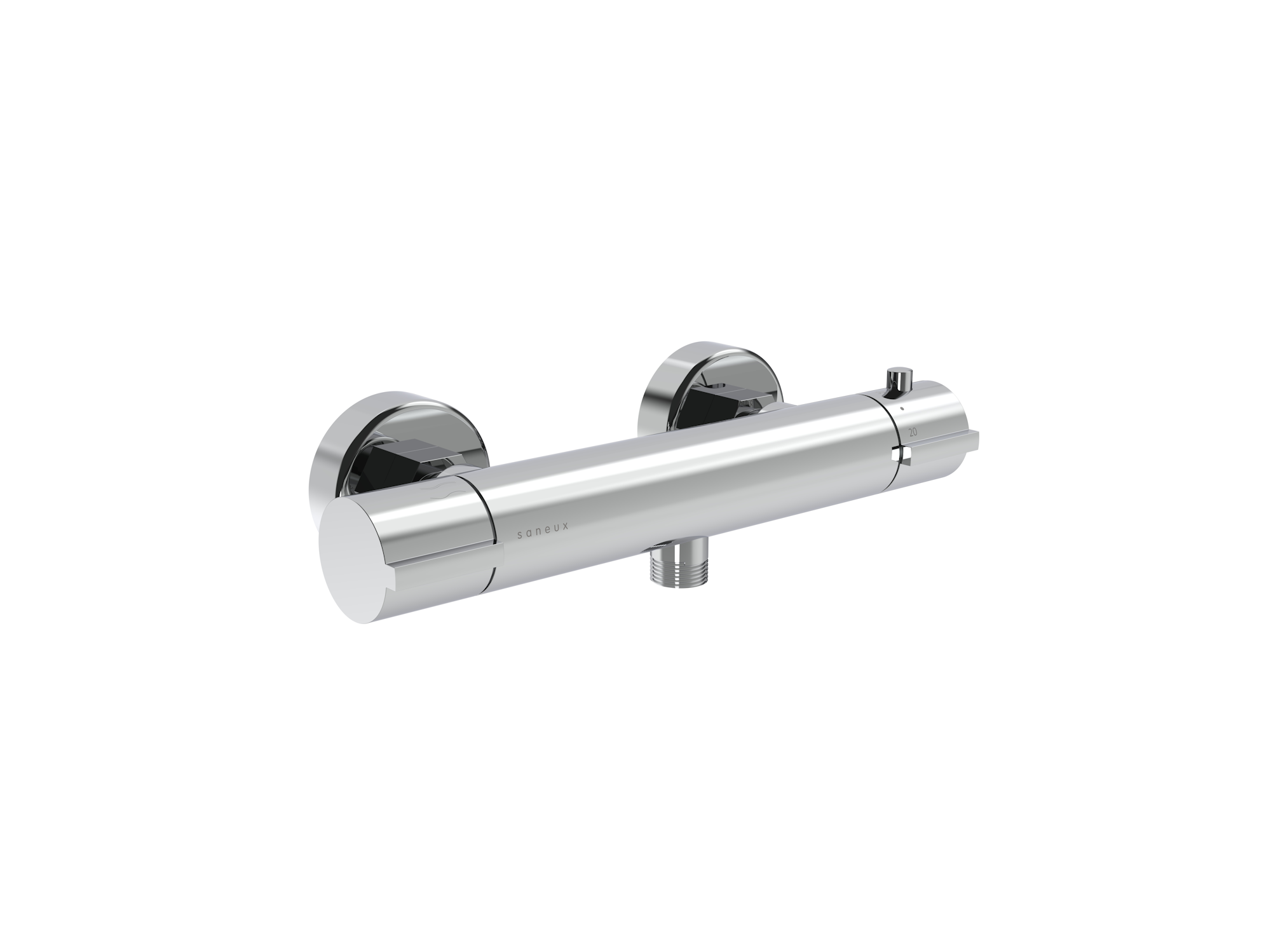 COS 1 way thermostatic bar valve - Chrome