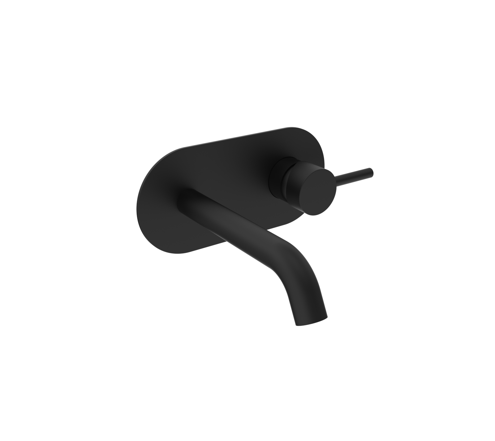 COS wall mounted basin mixer - Matte Black