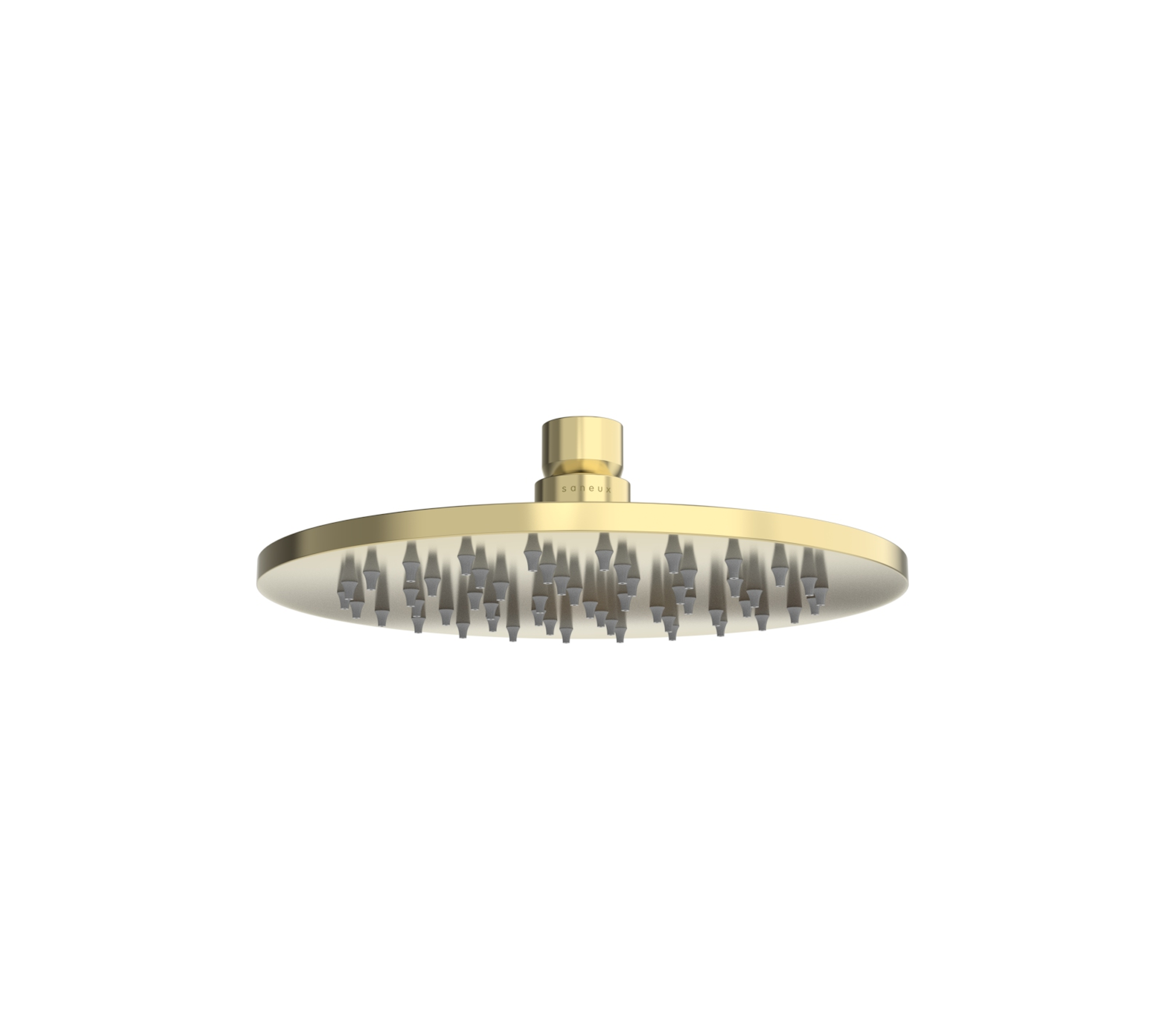 COS 200x8mm round shower head - Brushed Brass