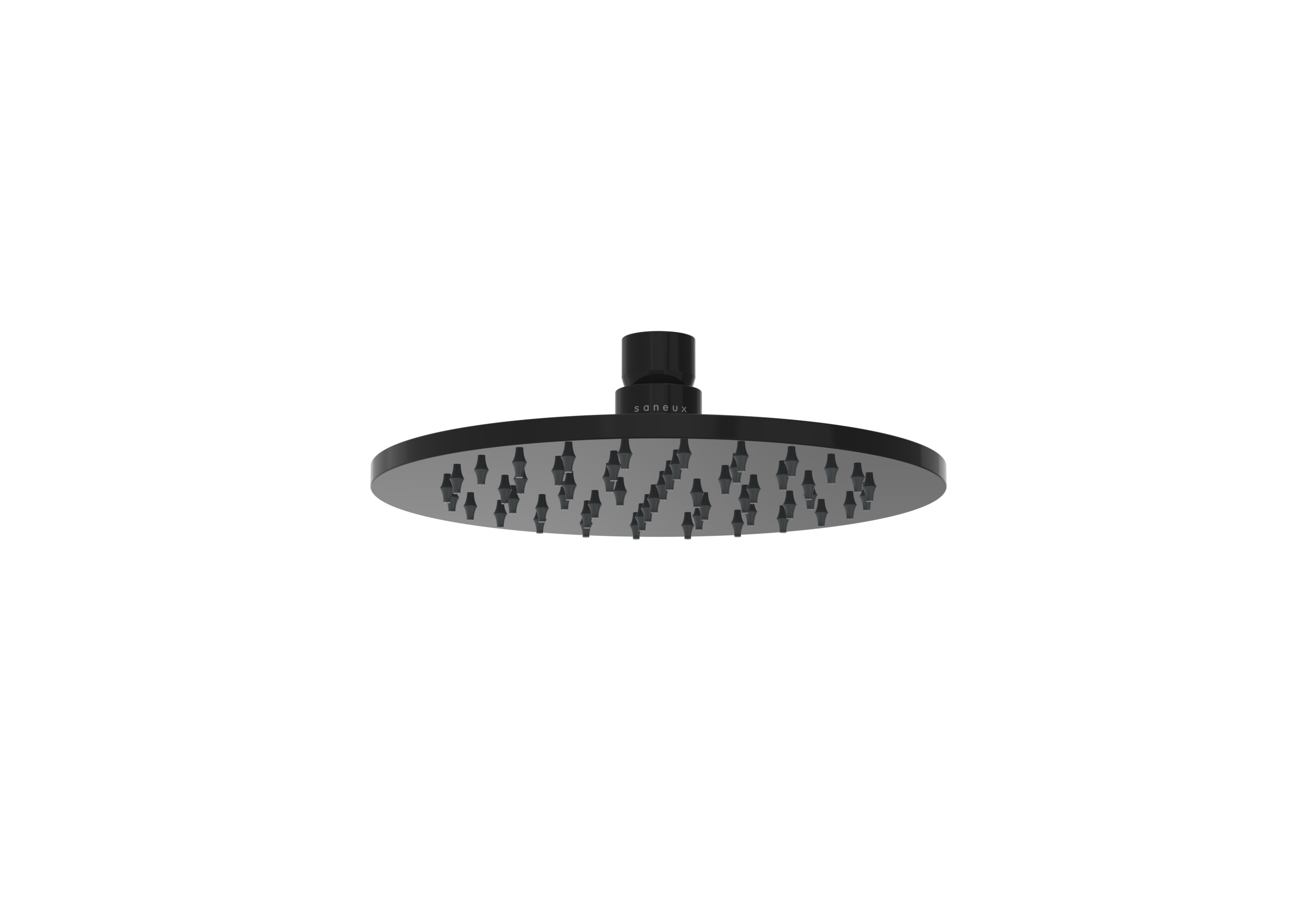 COS 200x8mm round shower head - Satin Black