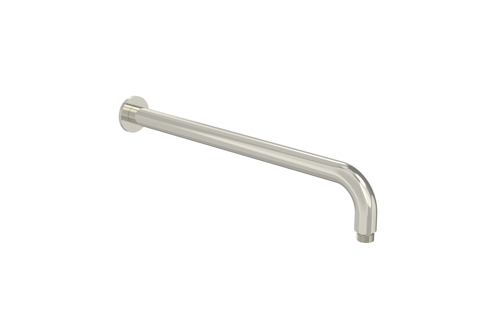COS 400mm wall mounted shower arm - Brushed Nickel