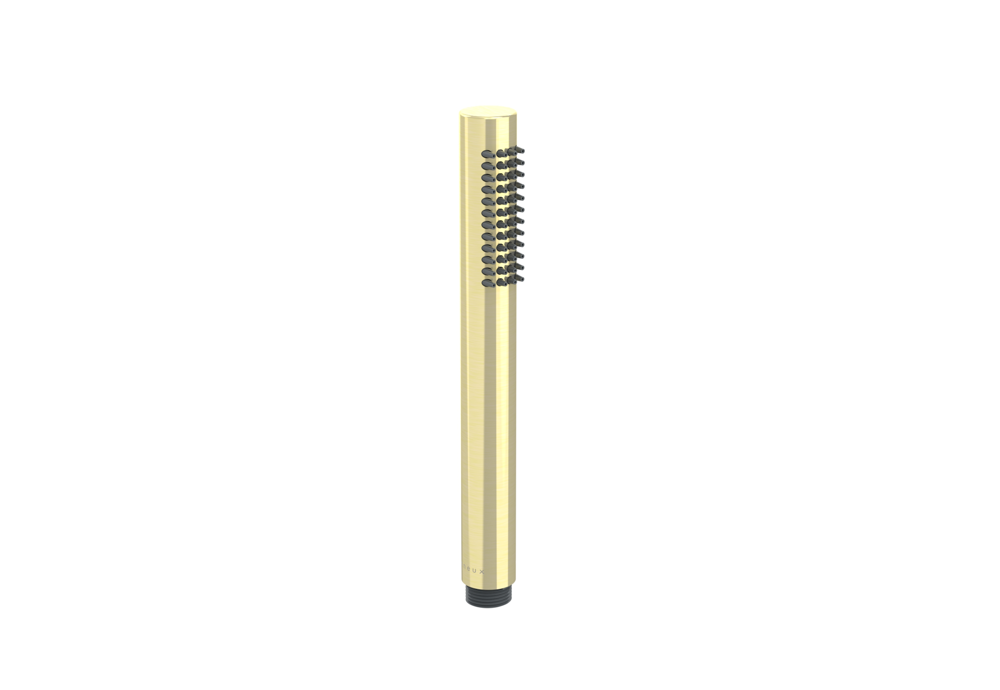 COS slim round shower handset - Brushed Brass