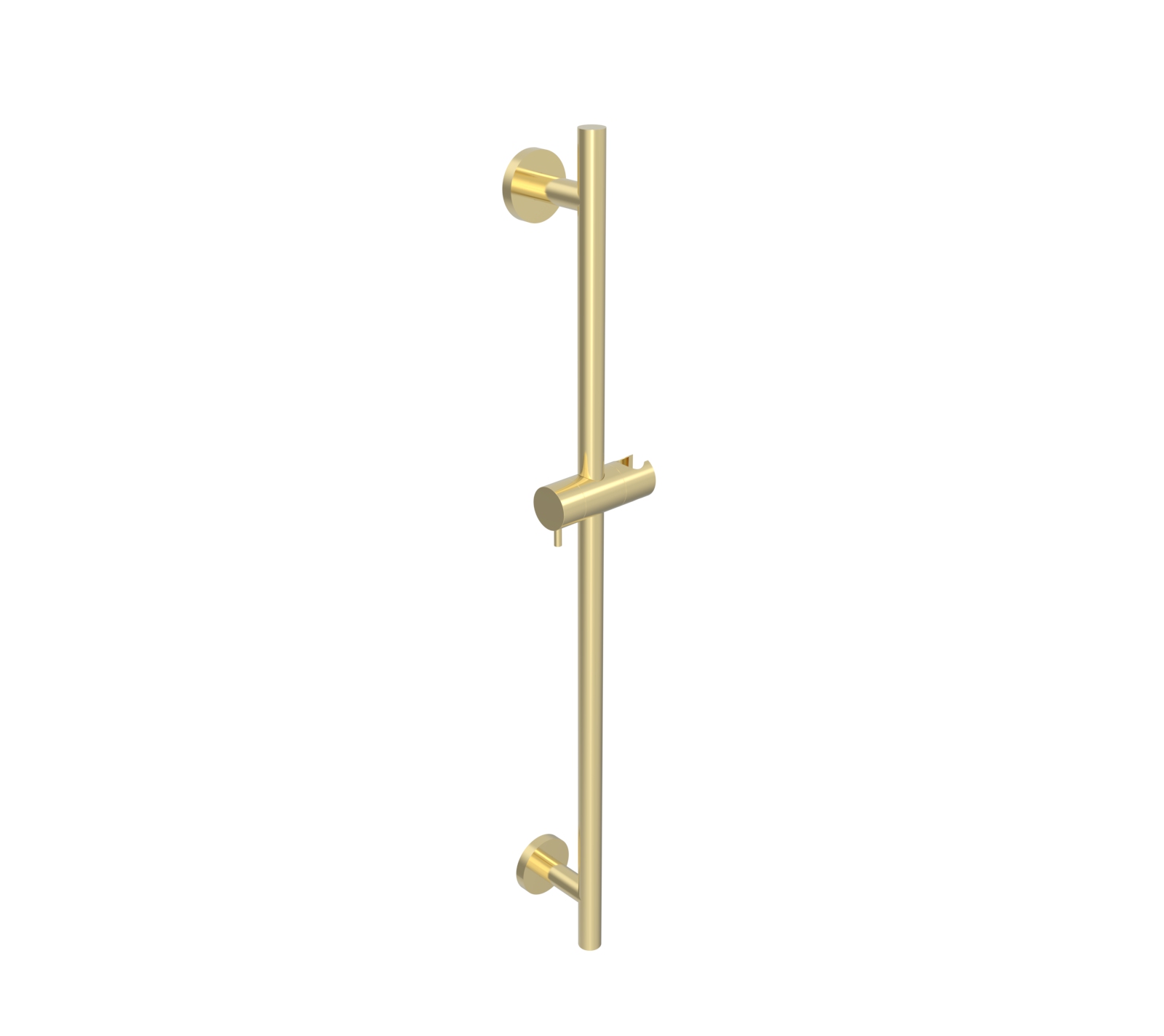 COS round shower slider rail Brushed Brass