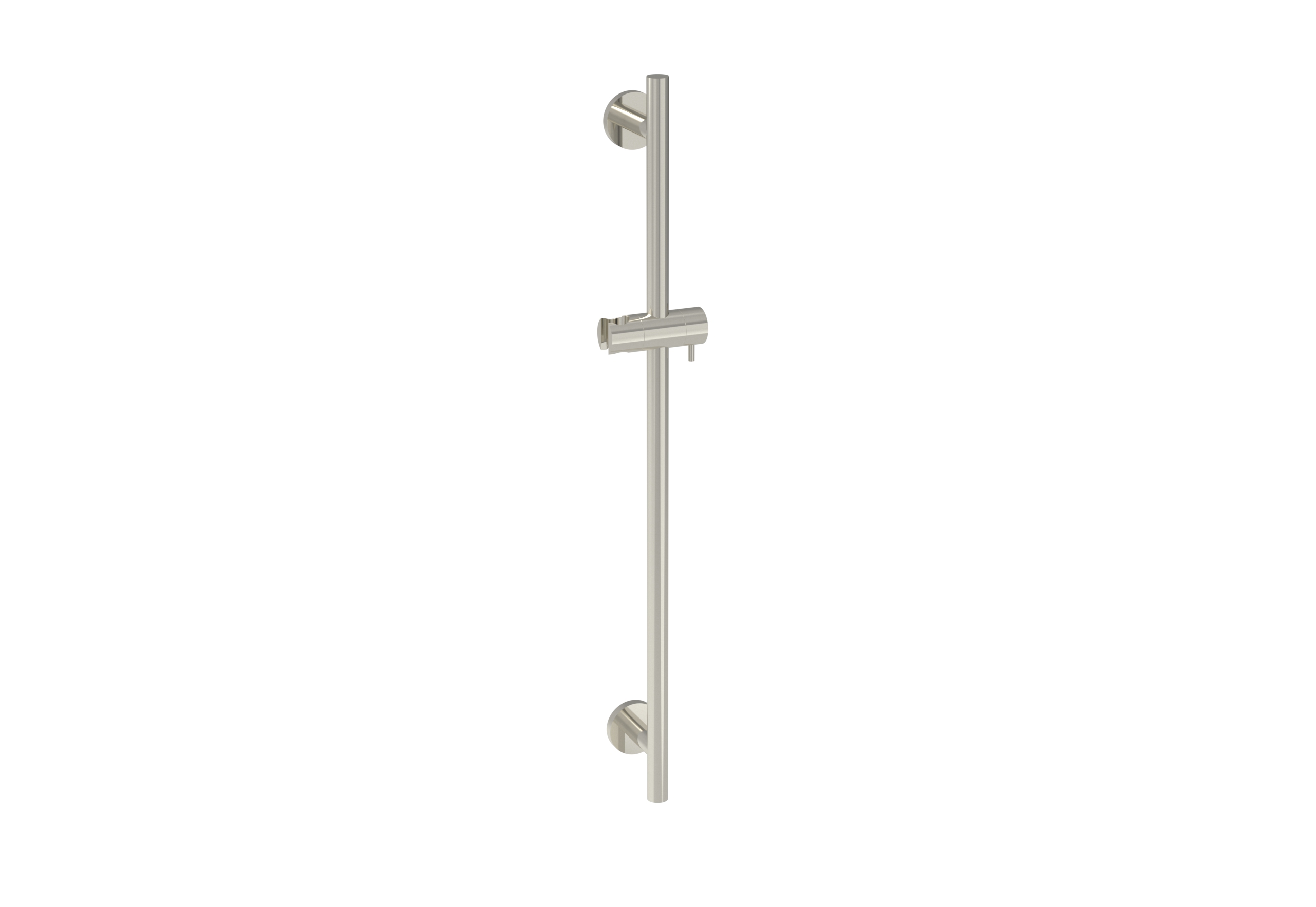 COS round shower slider rail - Brushed Nickel