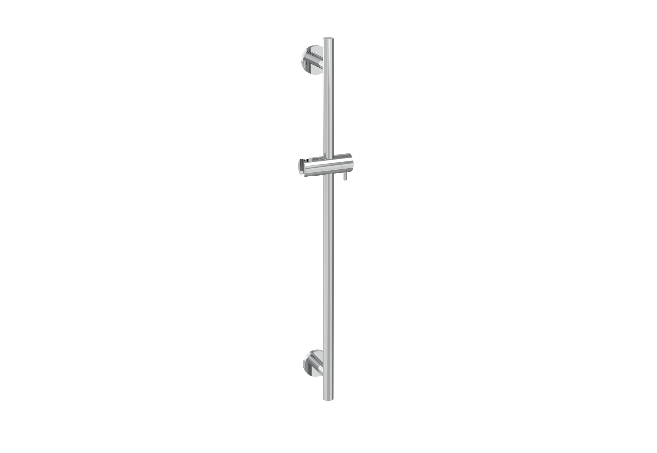 COS round shower slider rail - Chrome