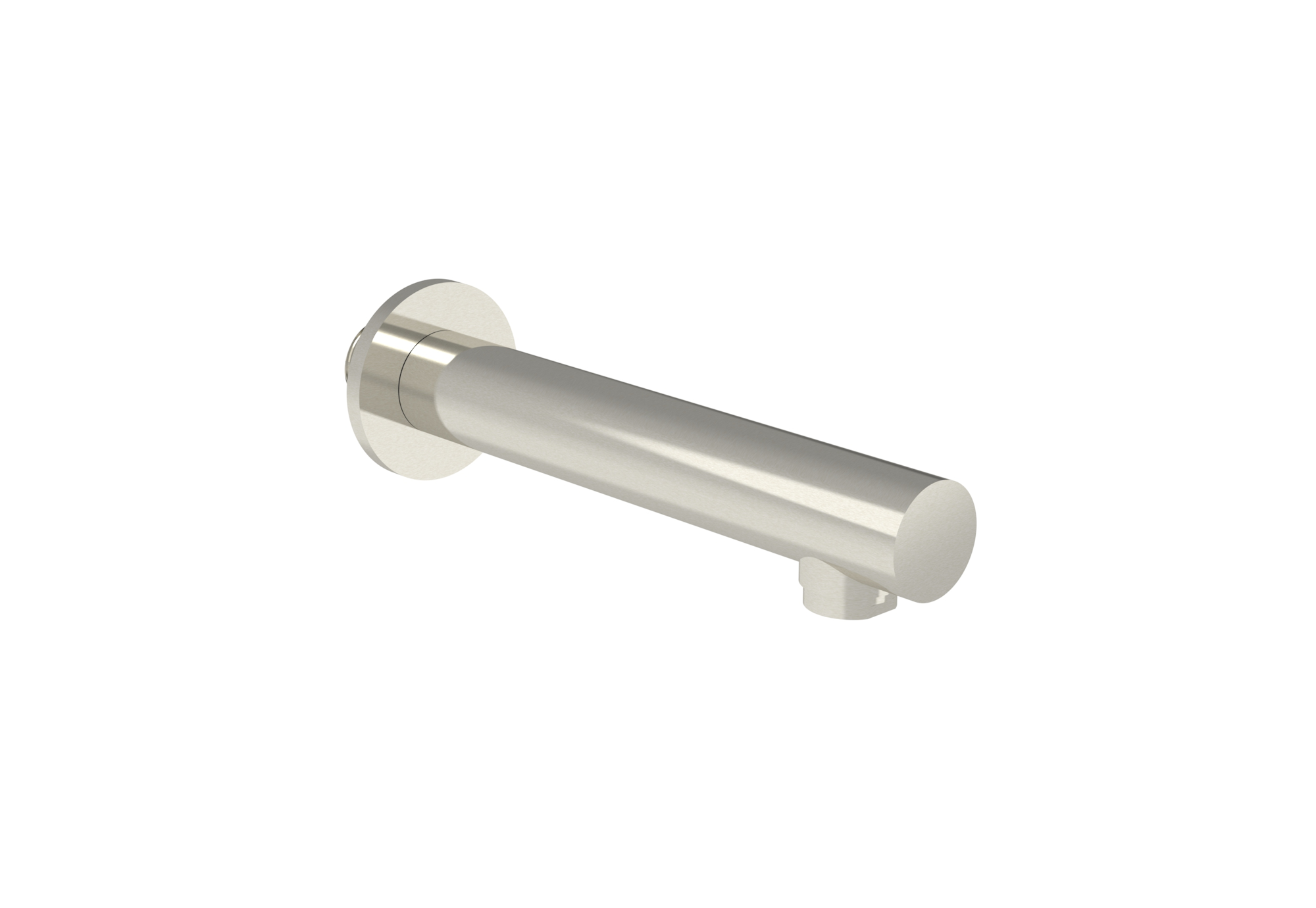 COS 220mm round bath spout - Brushed Nickel