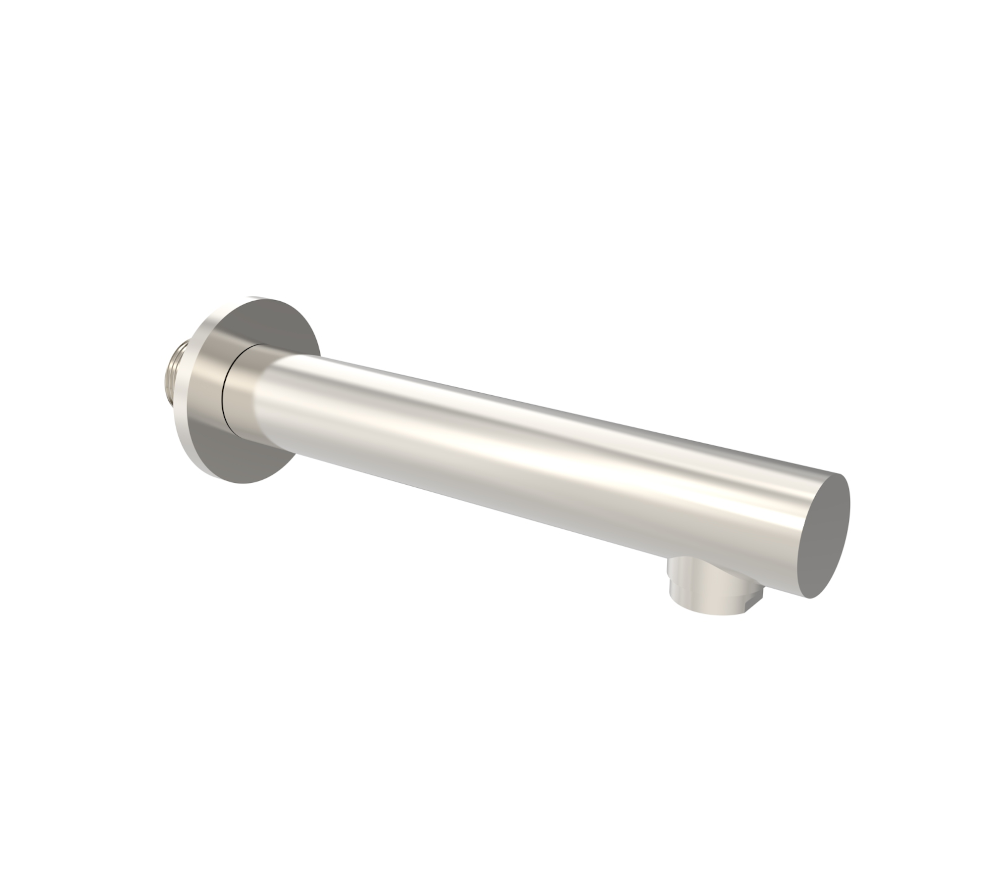 COS 220mm round bath spout - Brushed Nickel