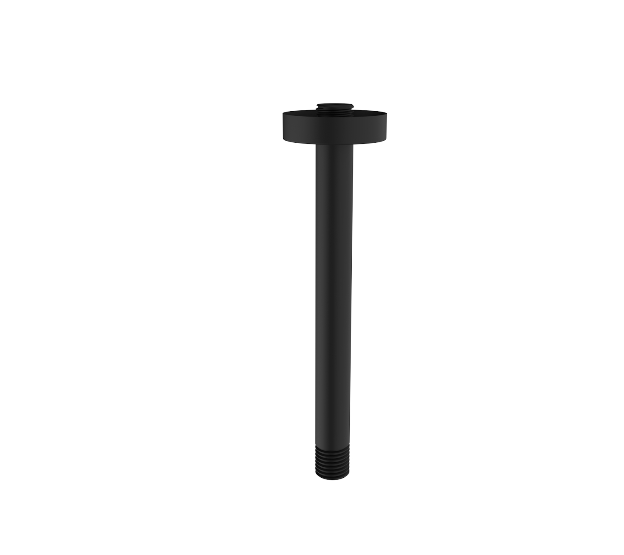 COS 200mm round ceiling mounted shower arm - Matte Black