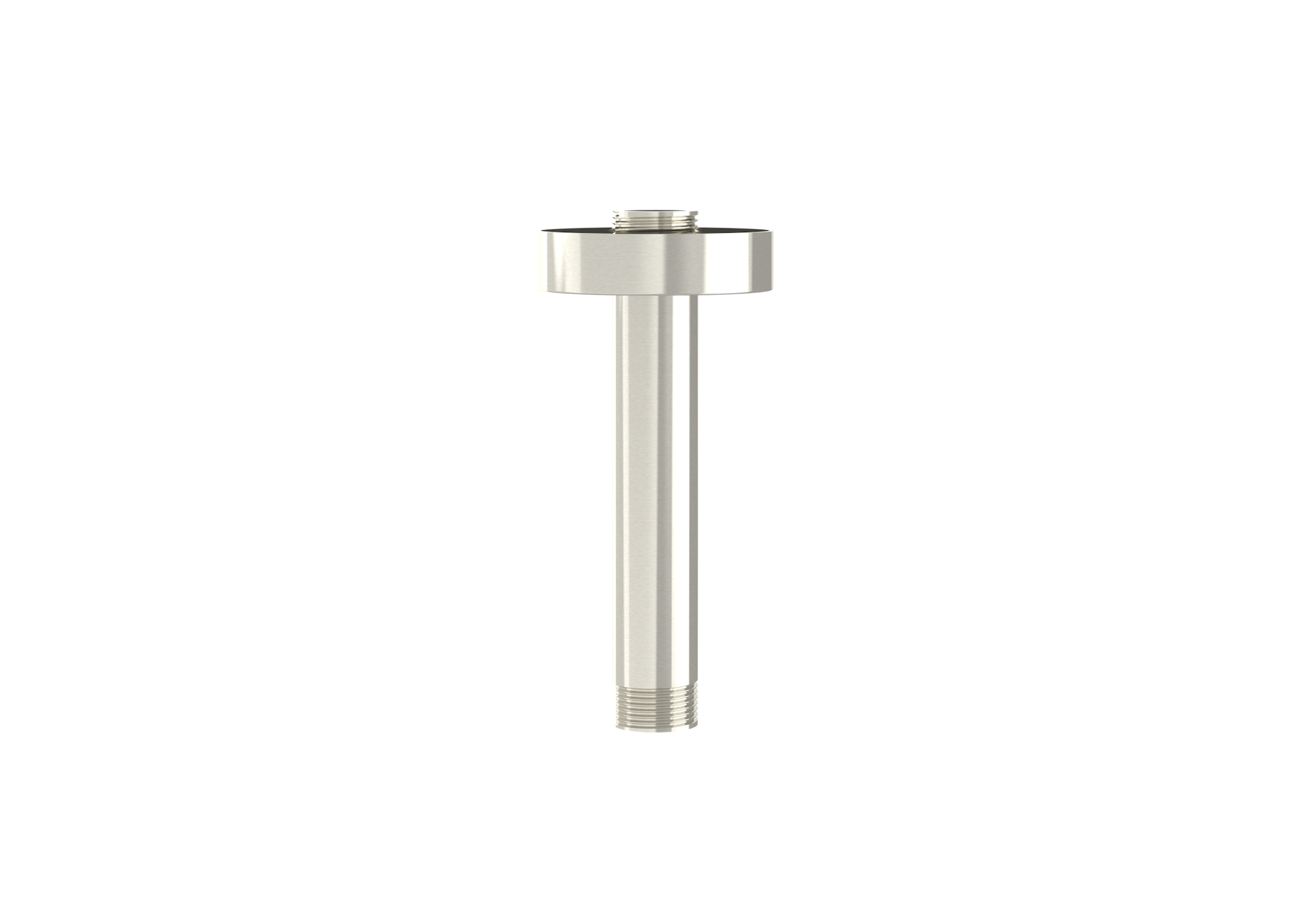 COS 100mm round ceiling mounted shower arm - Brushed Nickel
