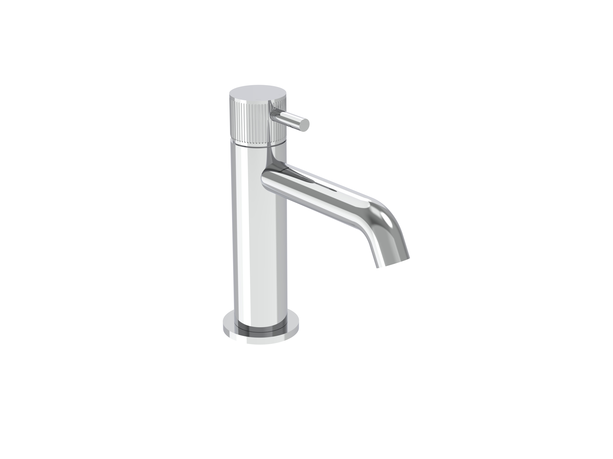 COS Basin mixer KIT - w/ Fluted handle - Chrome