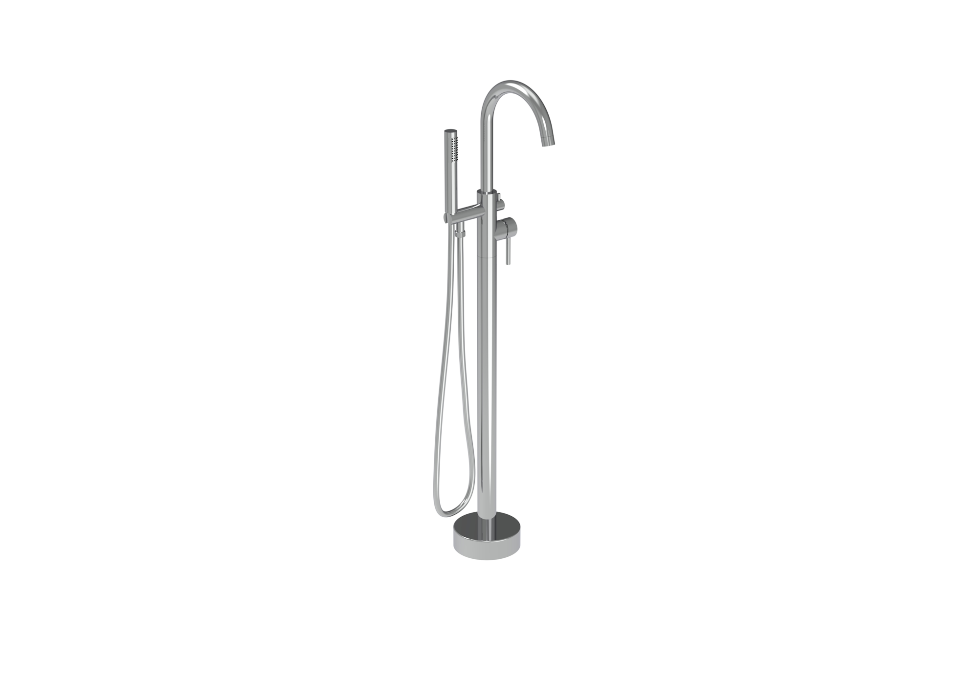 COS Floor Standing bath shower mixer - Chrome
