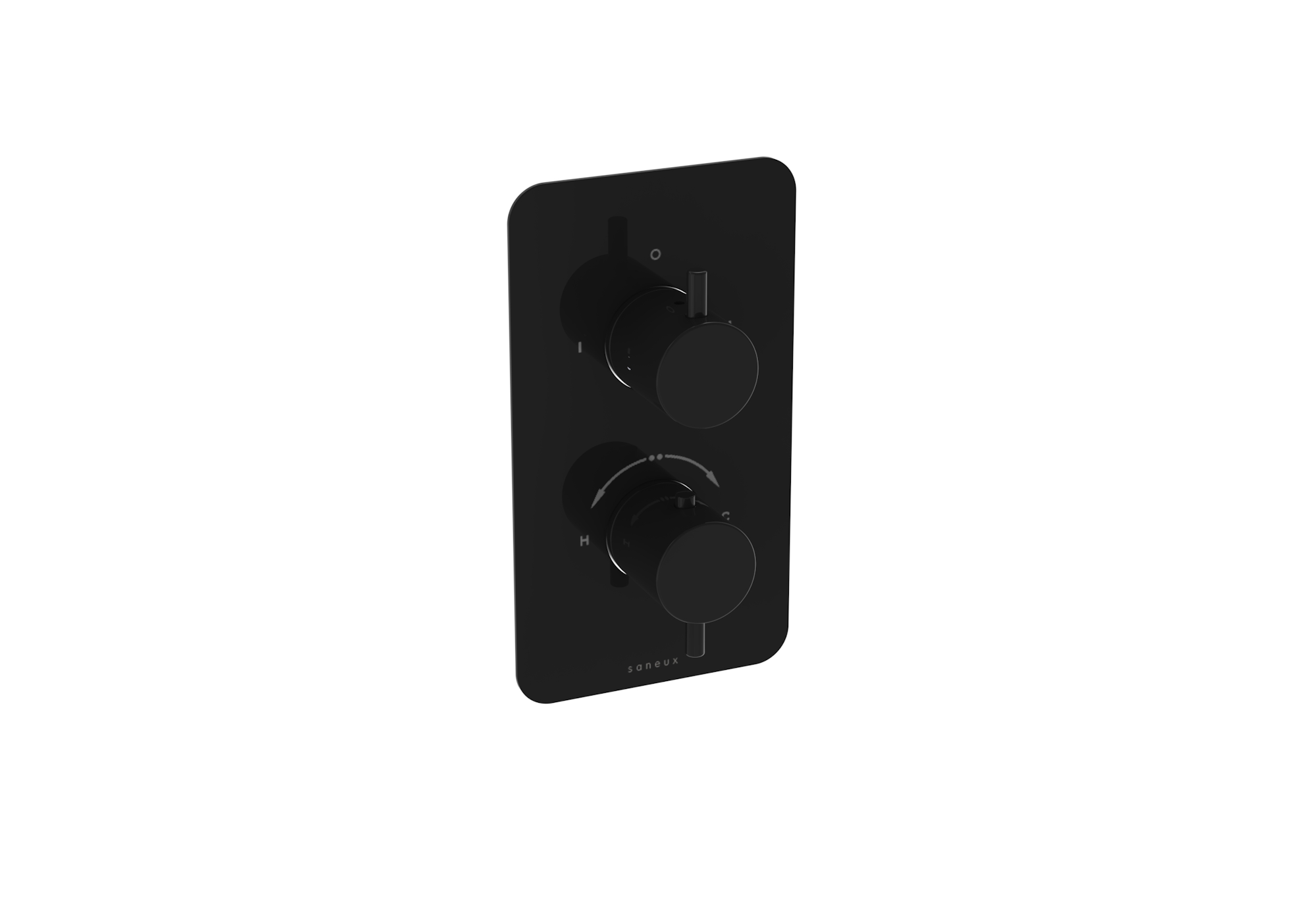 COS 1 Way Thermostatic Shower Valve KIT - w/ Classic Handle - Satin Black (PVD)