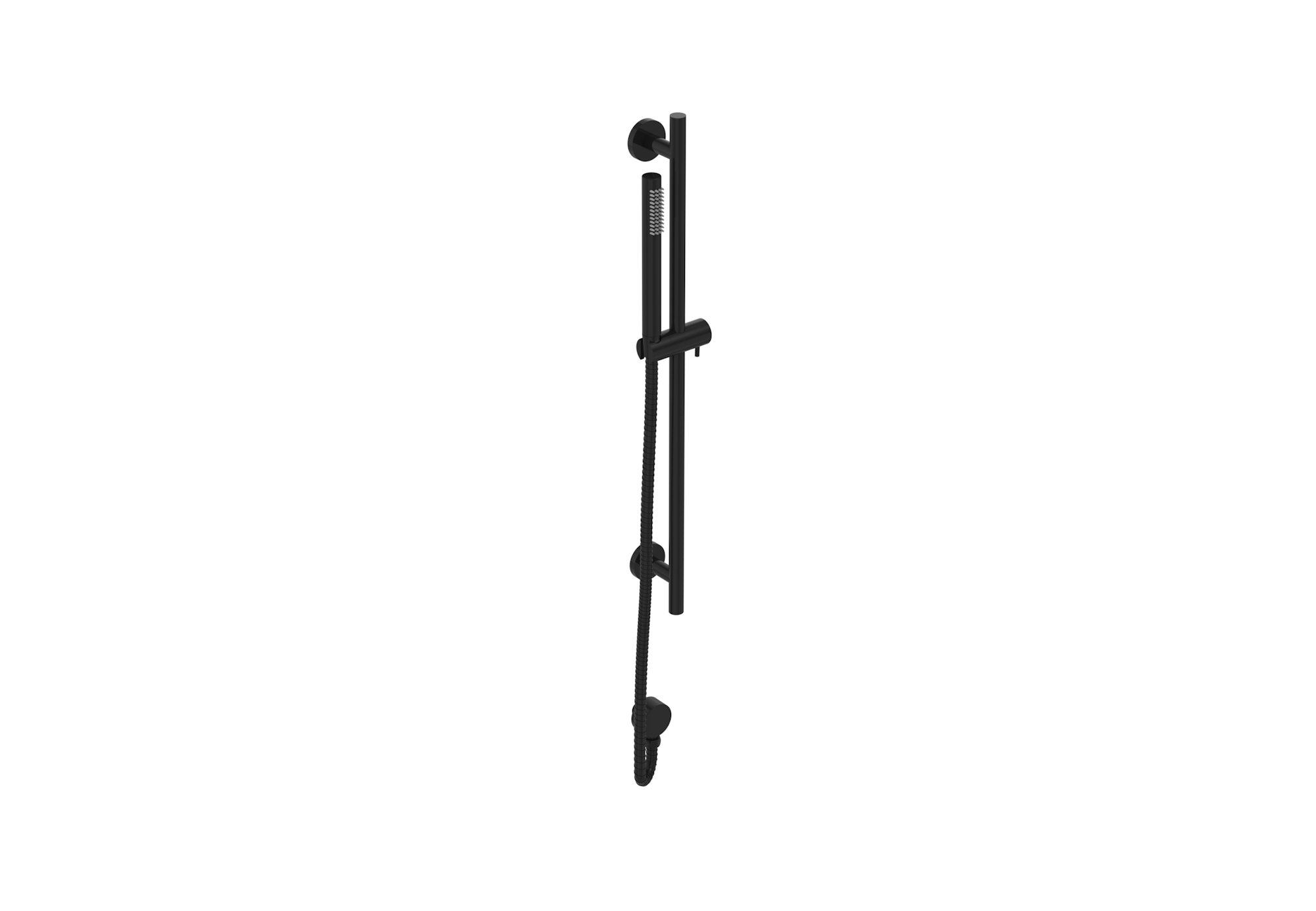 COS Slider Rail Kit - w/ Slim Handset & Slider Rail & 180cm Hose - Satin Black