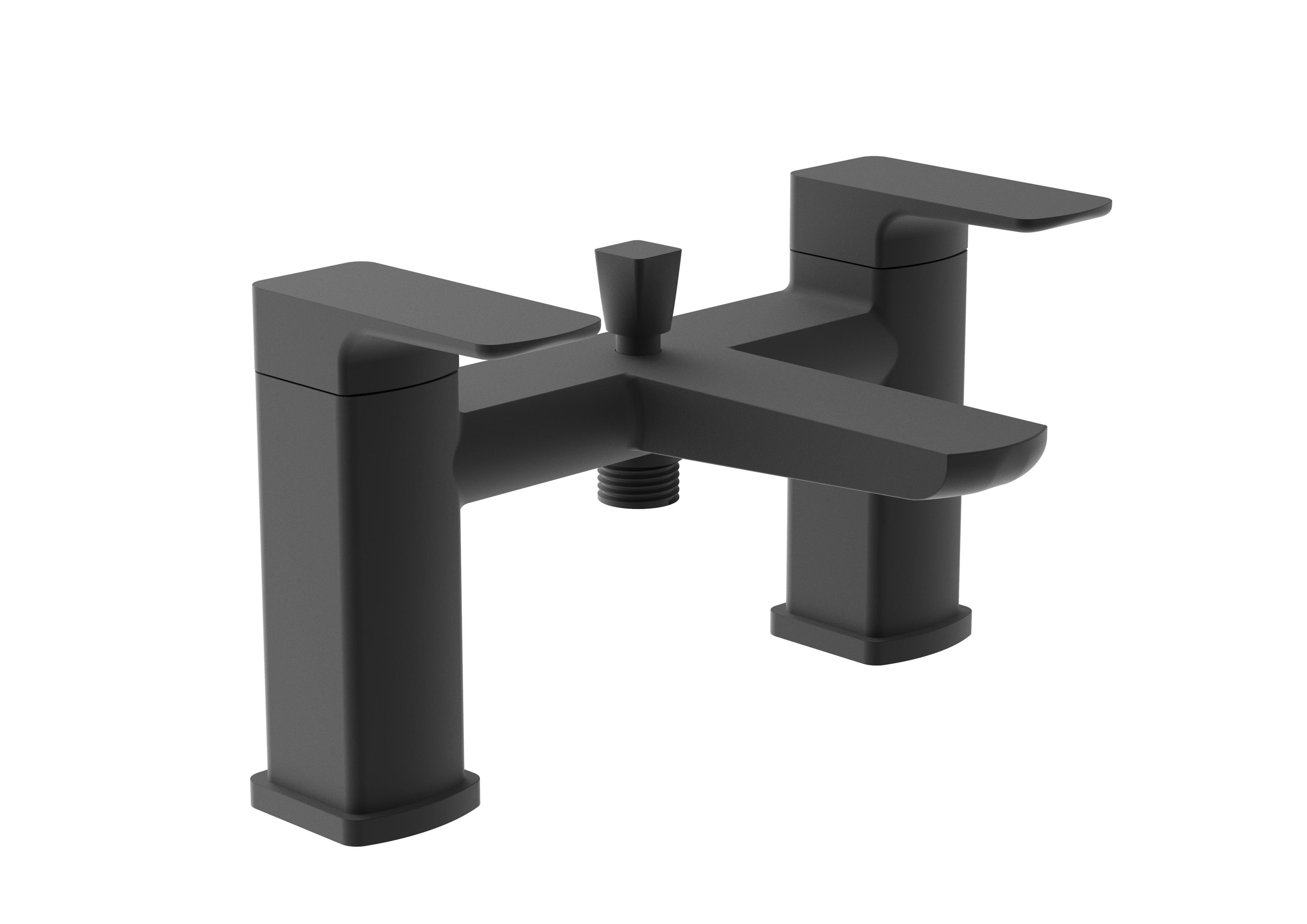 FUJI deck mounted bath shower mixer - Matte Black