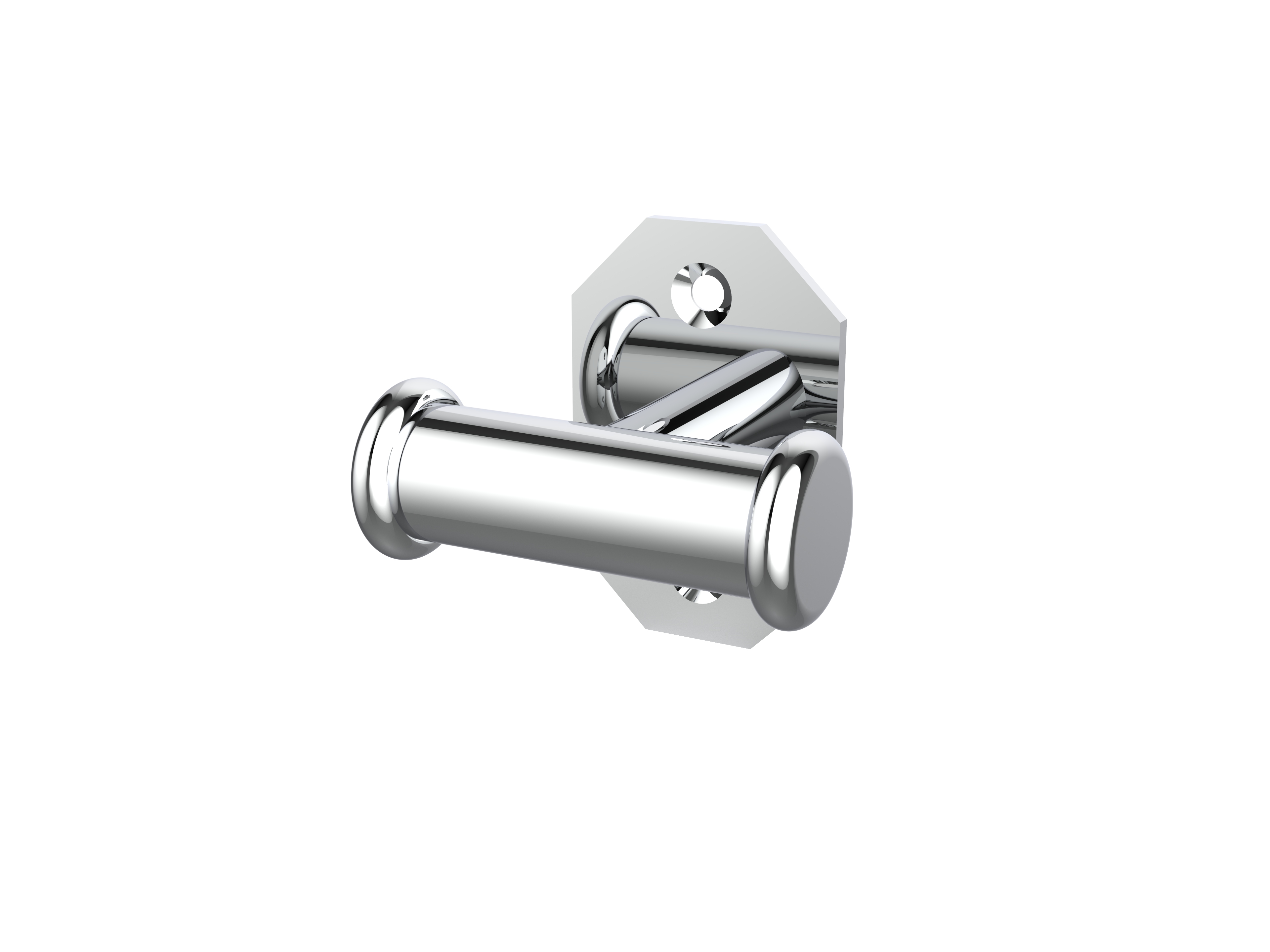 CROMWELL double robe hook - Chrome