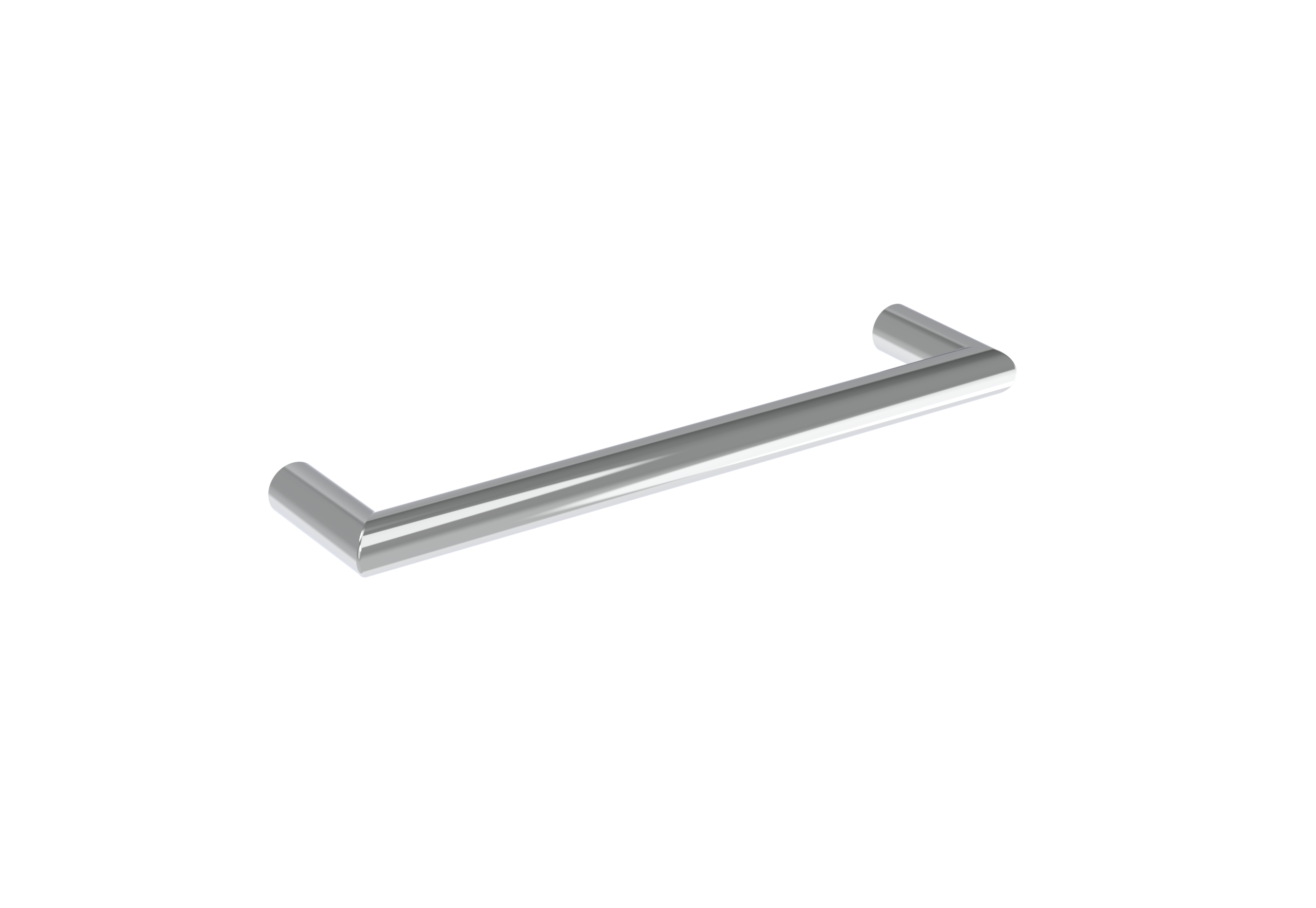 EMBER 450mm round electric towel rail - 12V - Chrome