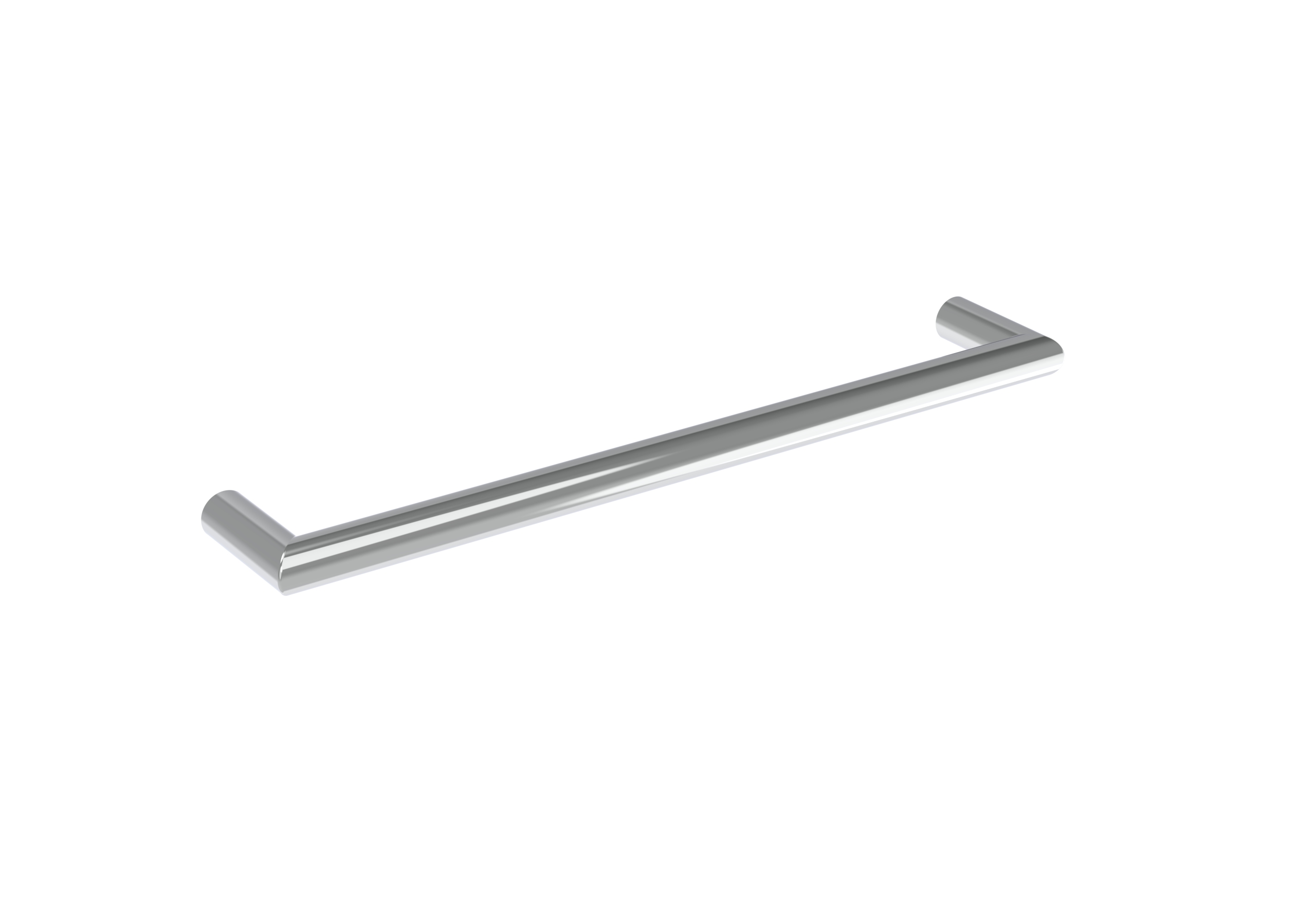 EMBER 600mm round electric towel rail - 12V - Chrome