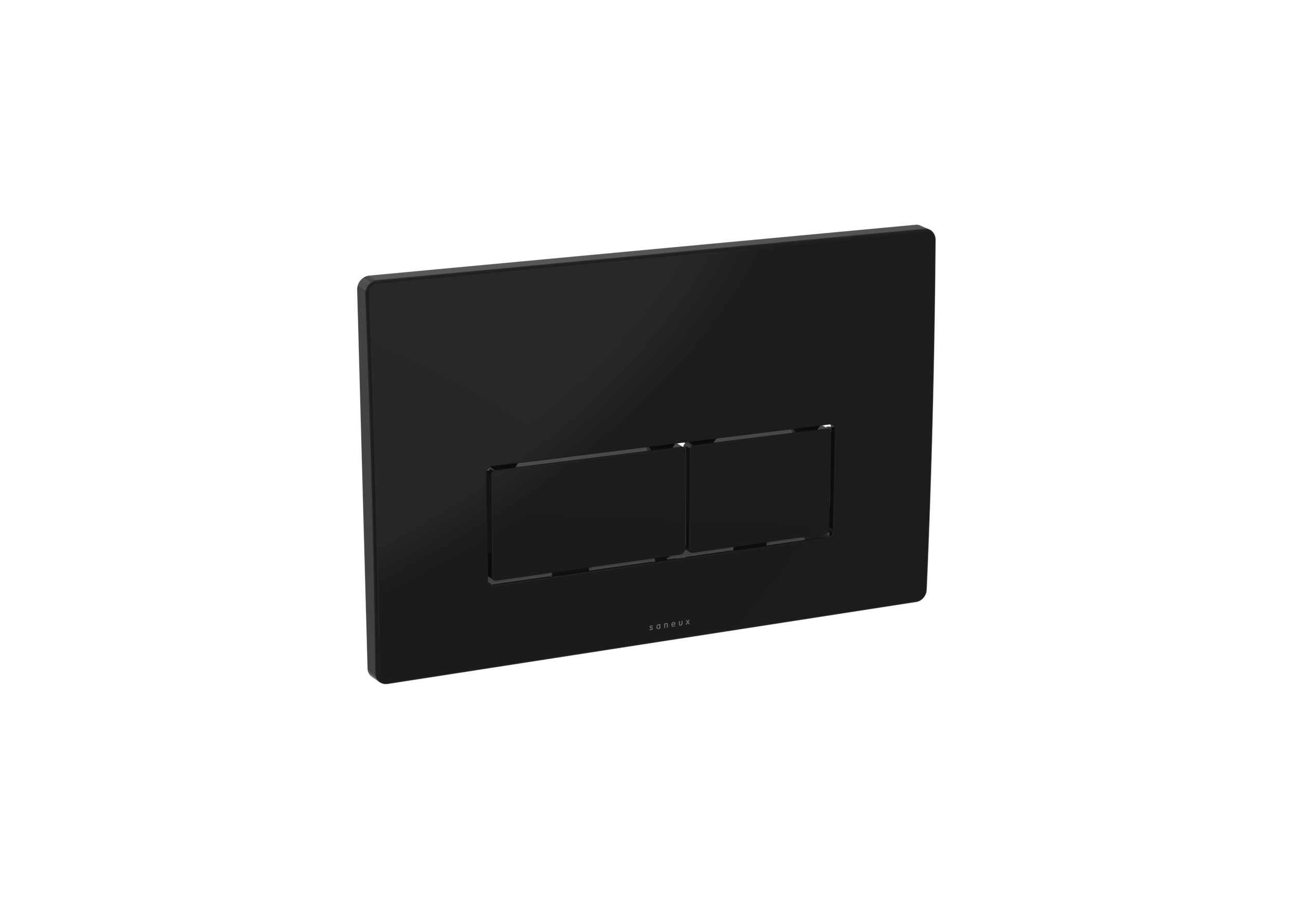FLUSHE 2.0 square flush plate KIT - Satin Black