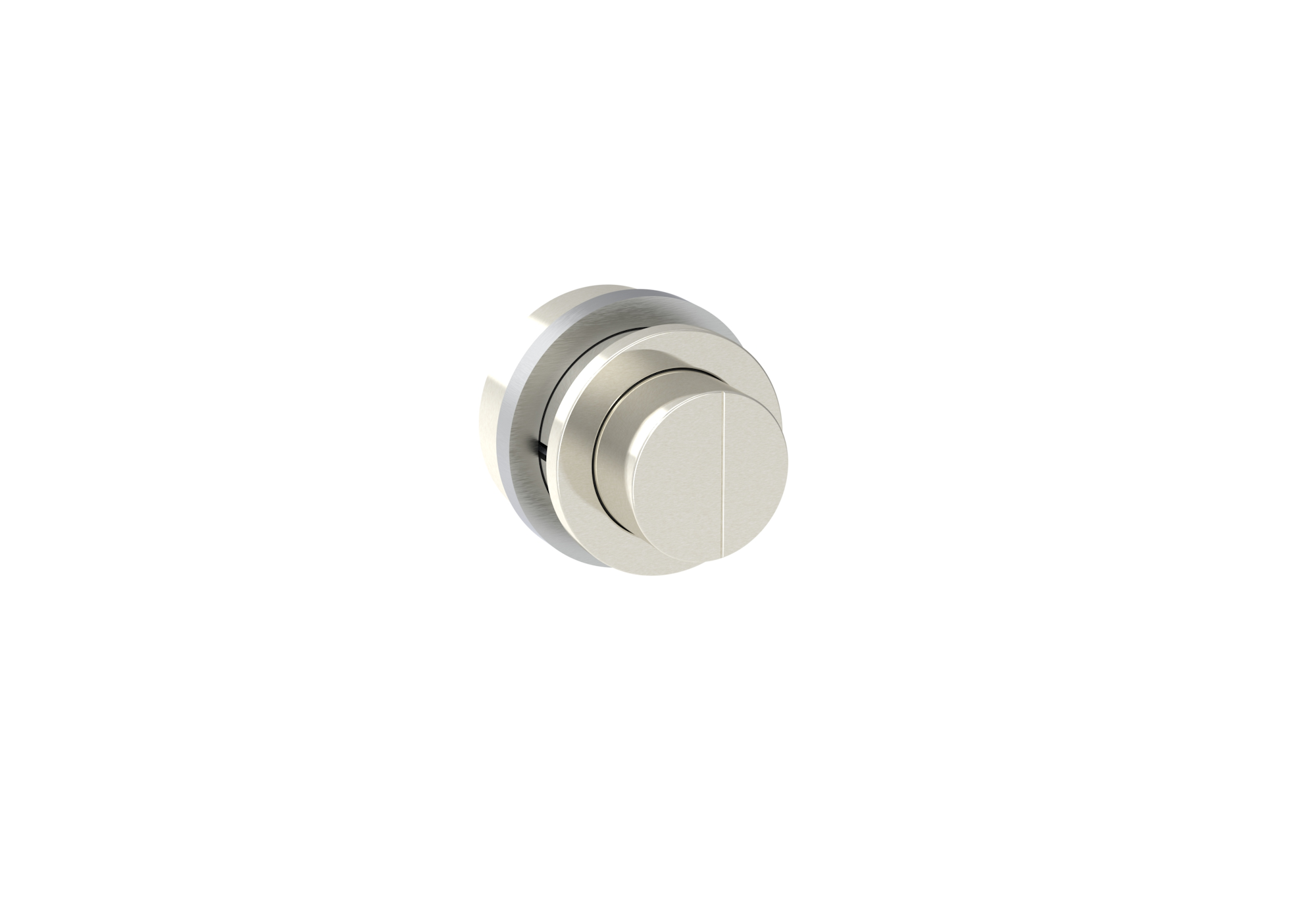FLUSHE 2.0 brass flush button (for HC2030) - Brushed Nickel PVD