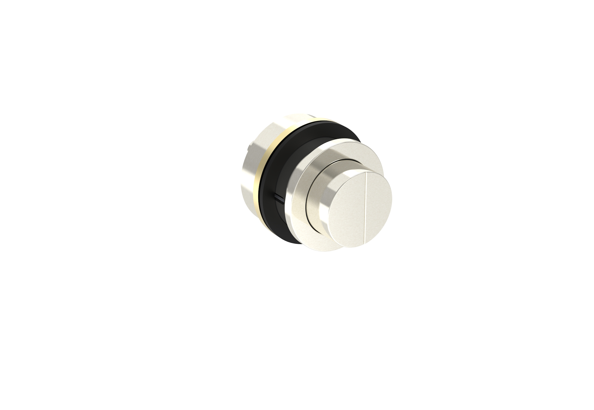 FLUSHE 2.0 brass flush button (for HC2030) - Brushed Nickel PVD