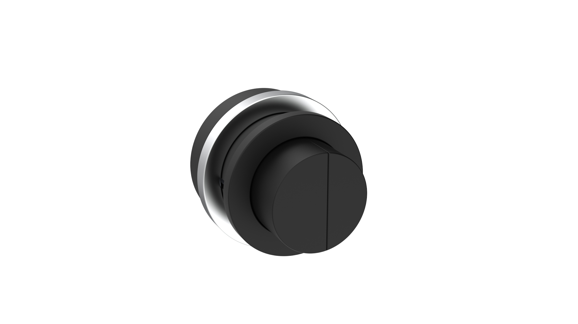 FLUSHE 2.0 brass flush button (for HC2030) - Matte Black - Electroplated