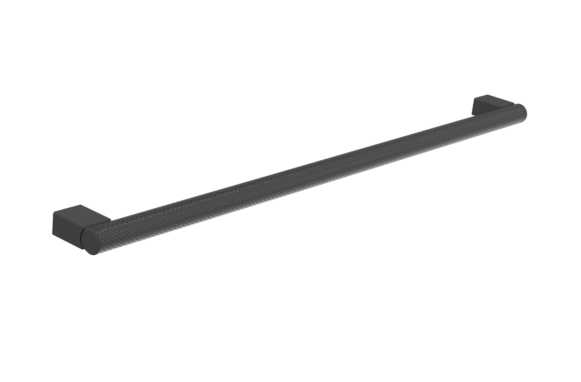 MADRID 320mm knurled handle - Stainless Steel Matte Black
