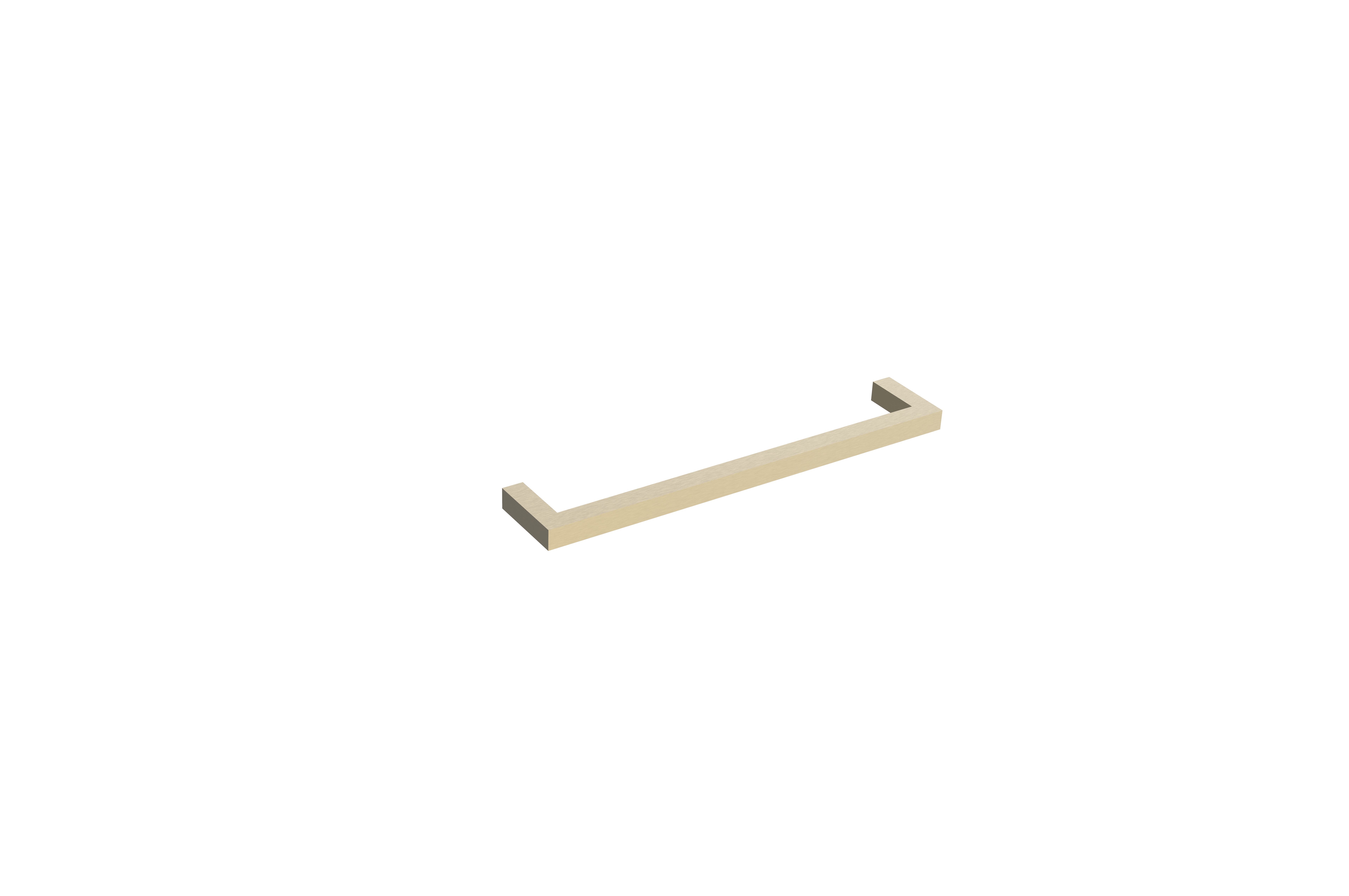 BERLIN 160mm handle - Brushed Brass