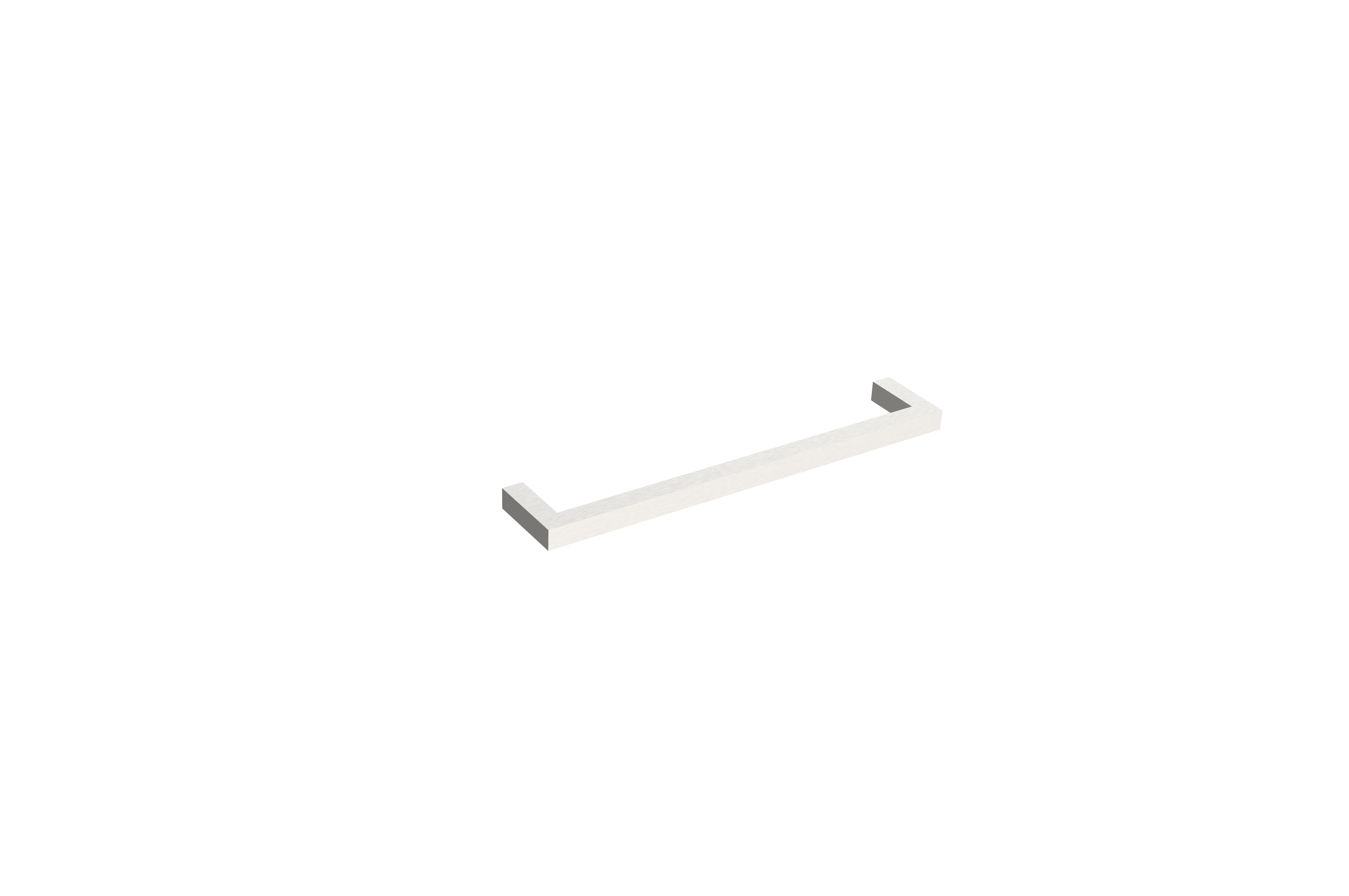 BERLIN 168mm handle - Brushed Nickel - 160mm Centres