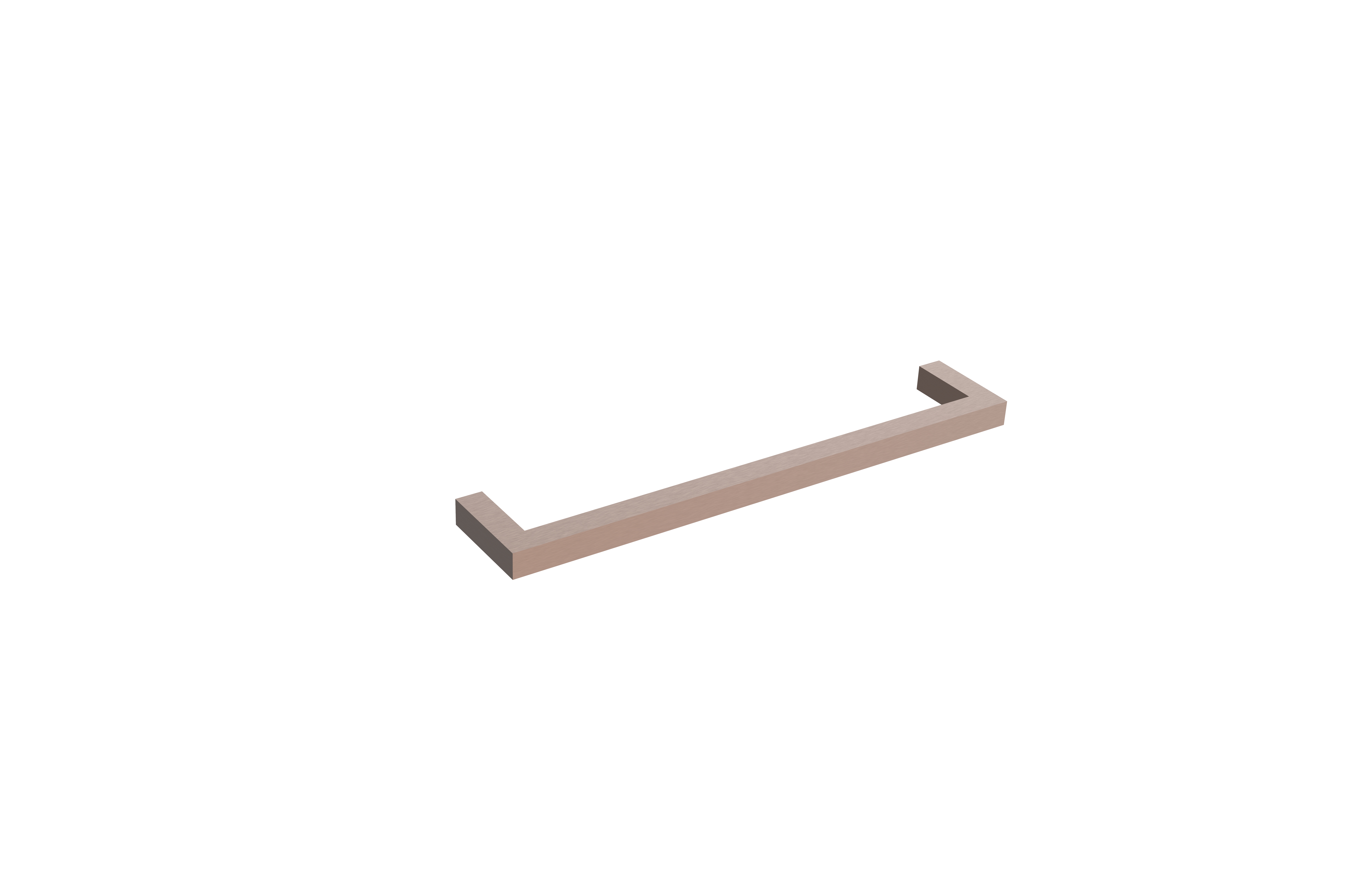 BERLIN 168mm handle - Brushed Bronze - 160mm Centres