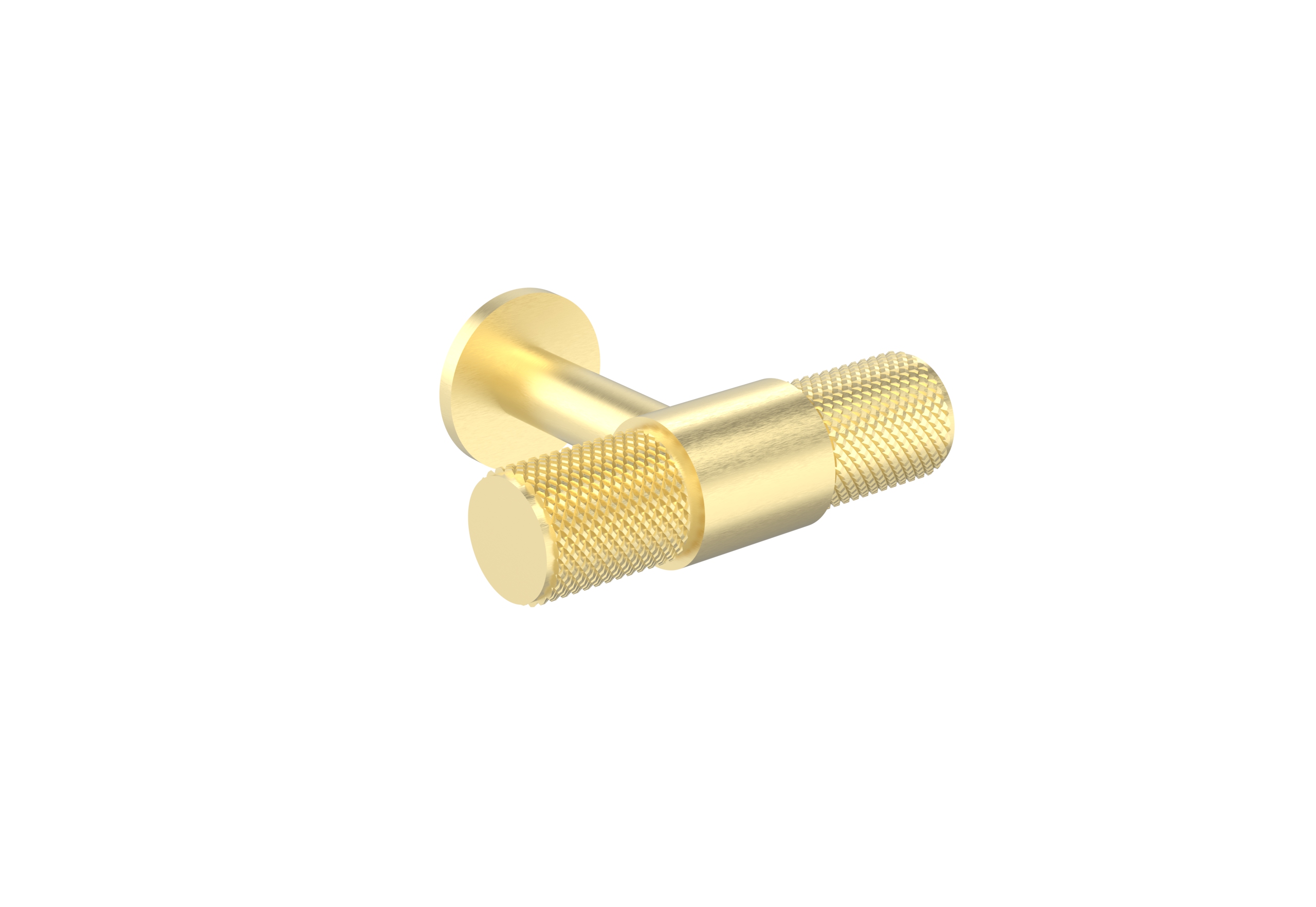 Malmö knob handle - Brushed Brass