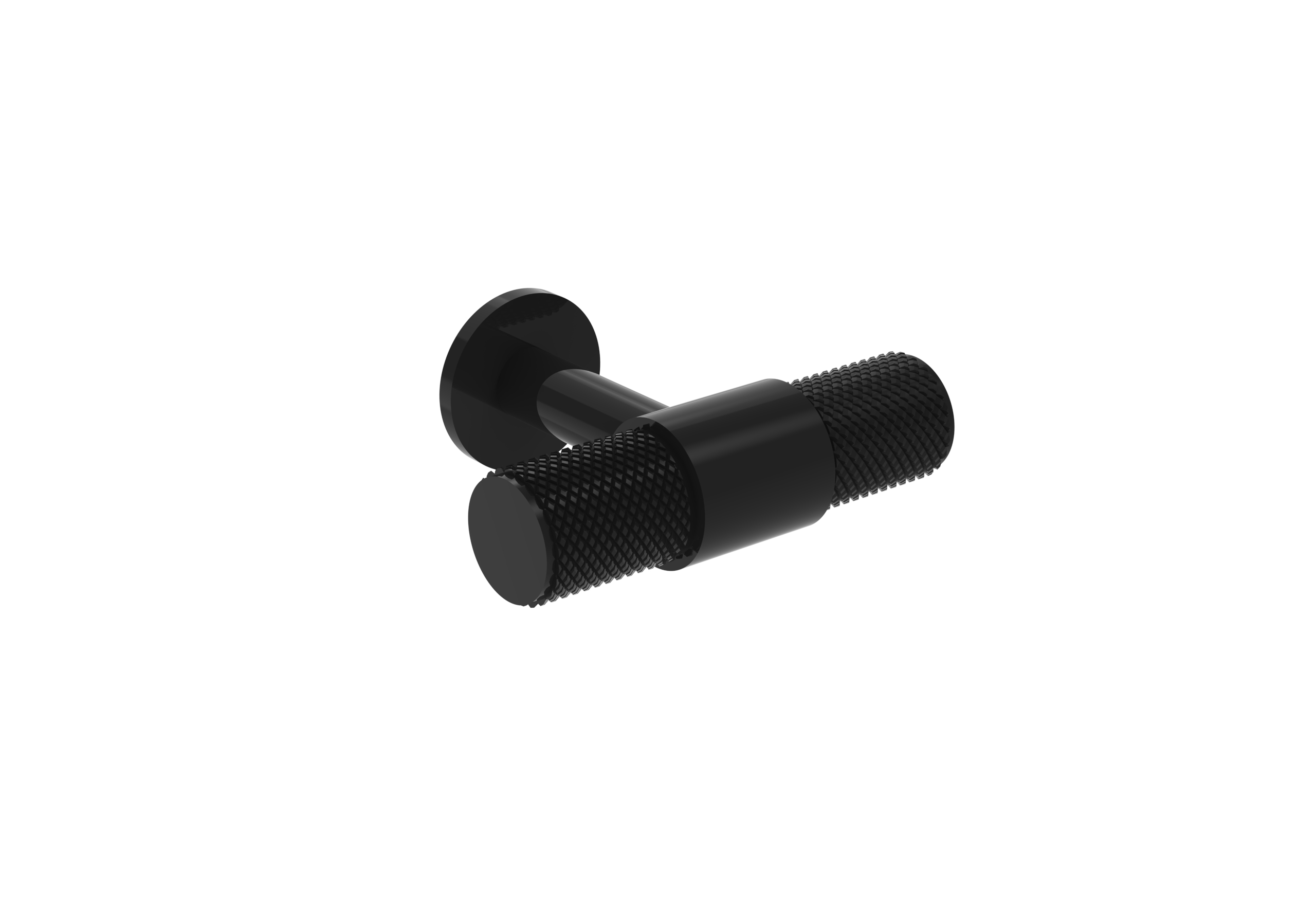 Malmö knob handle - Satin Black