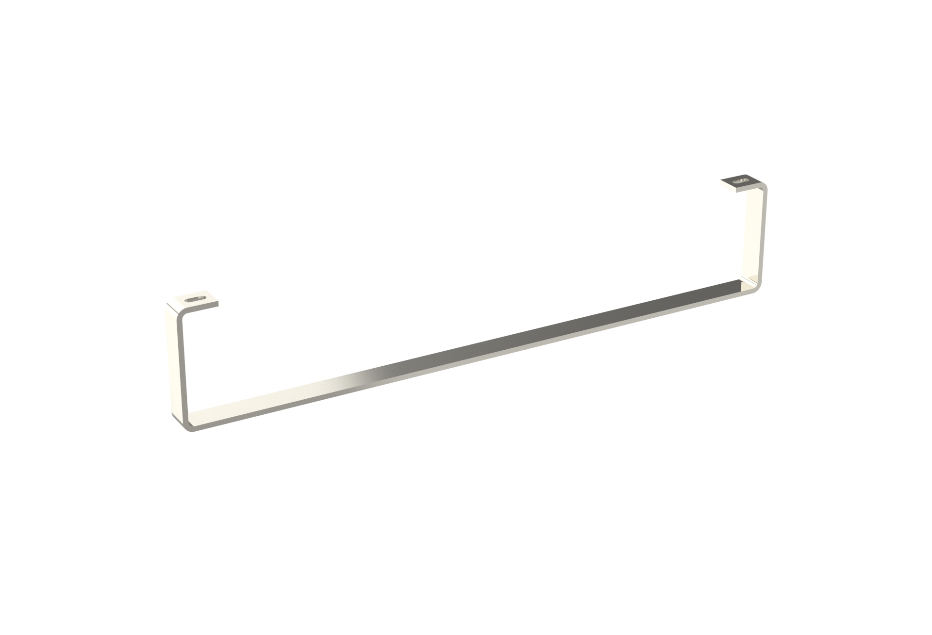 MATTEO slim 50cm towel rail (for 39001) - Brushed Nickel