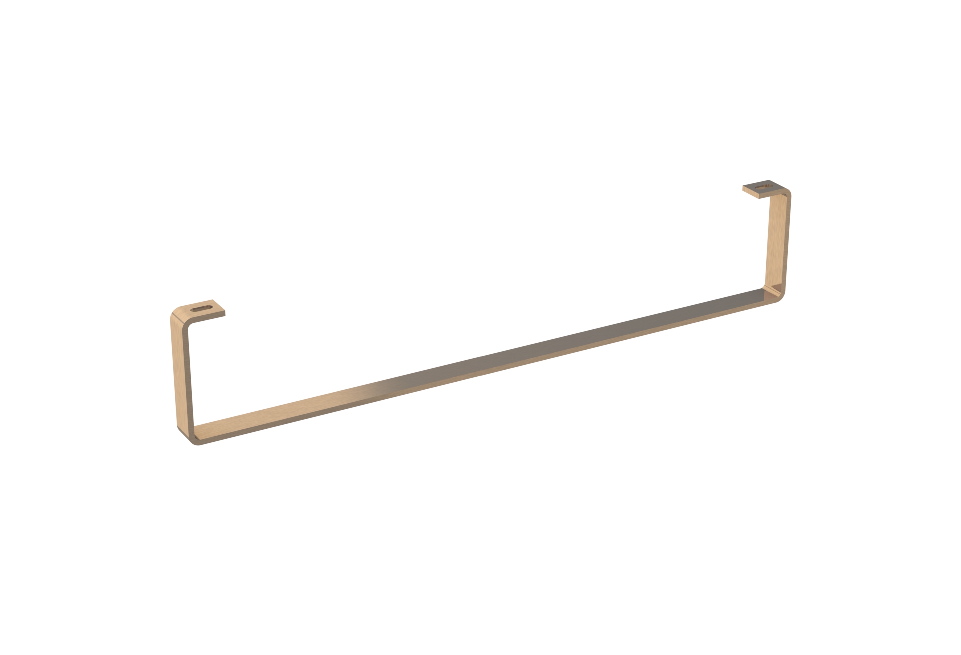 MATTEO slim 50cm towel rail (for 39001) - Brushed Bronze