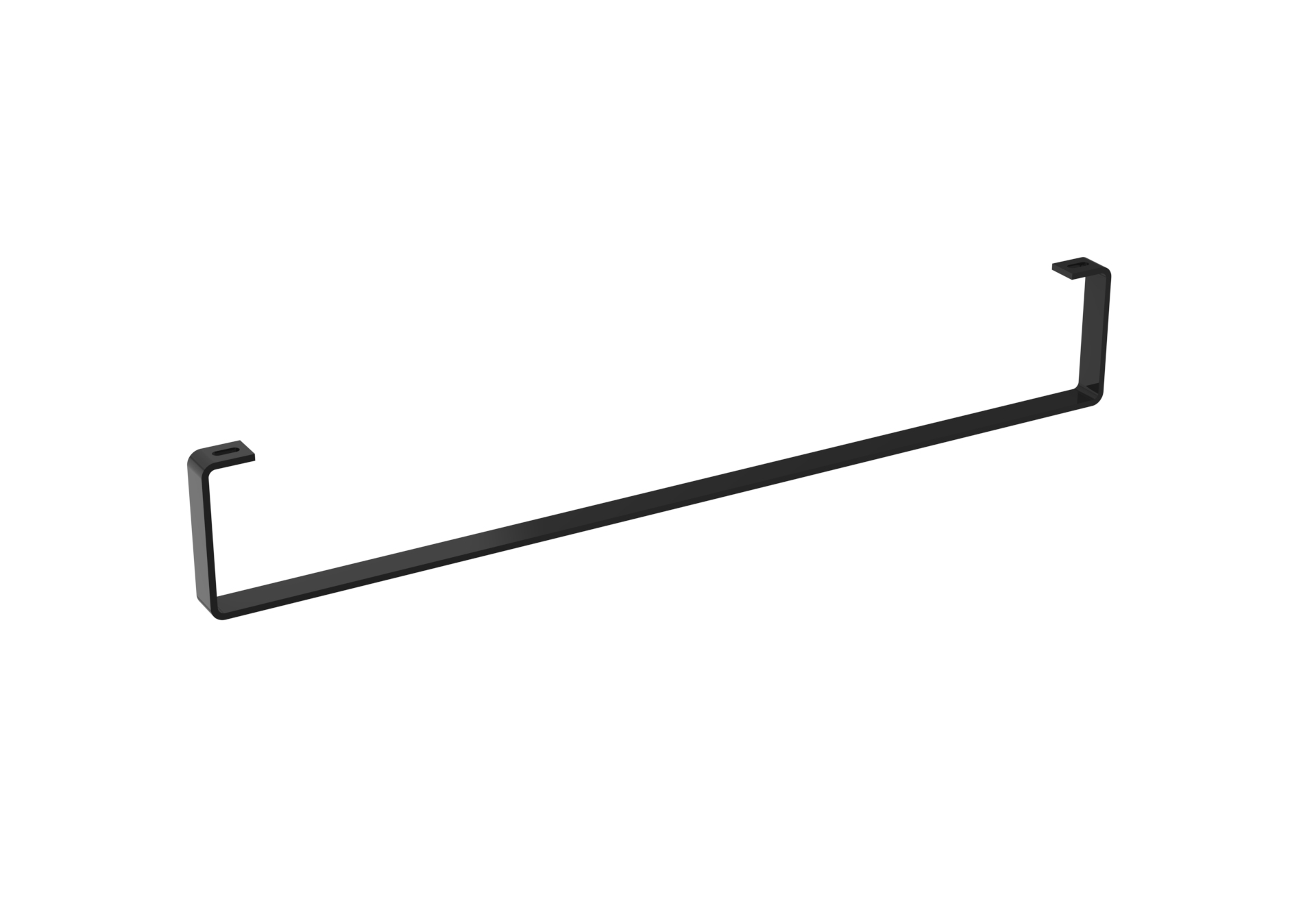 MATTEO 60cm Towel Rail for 39002 - Satin Black